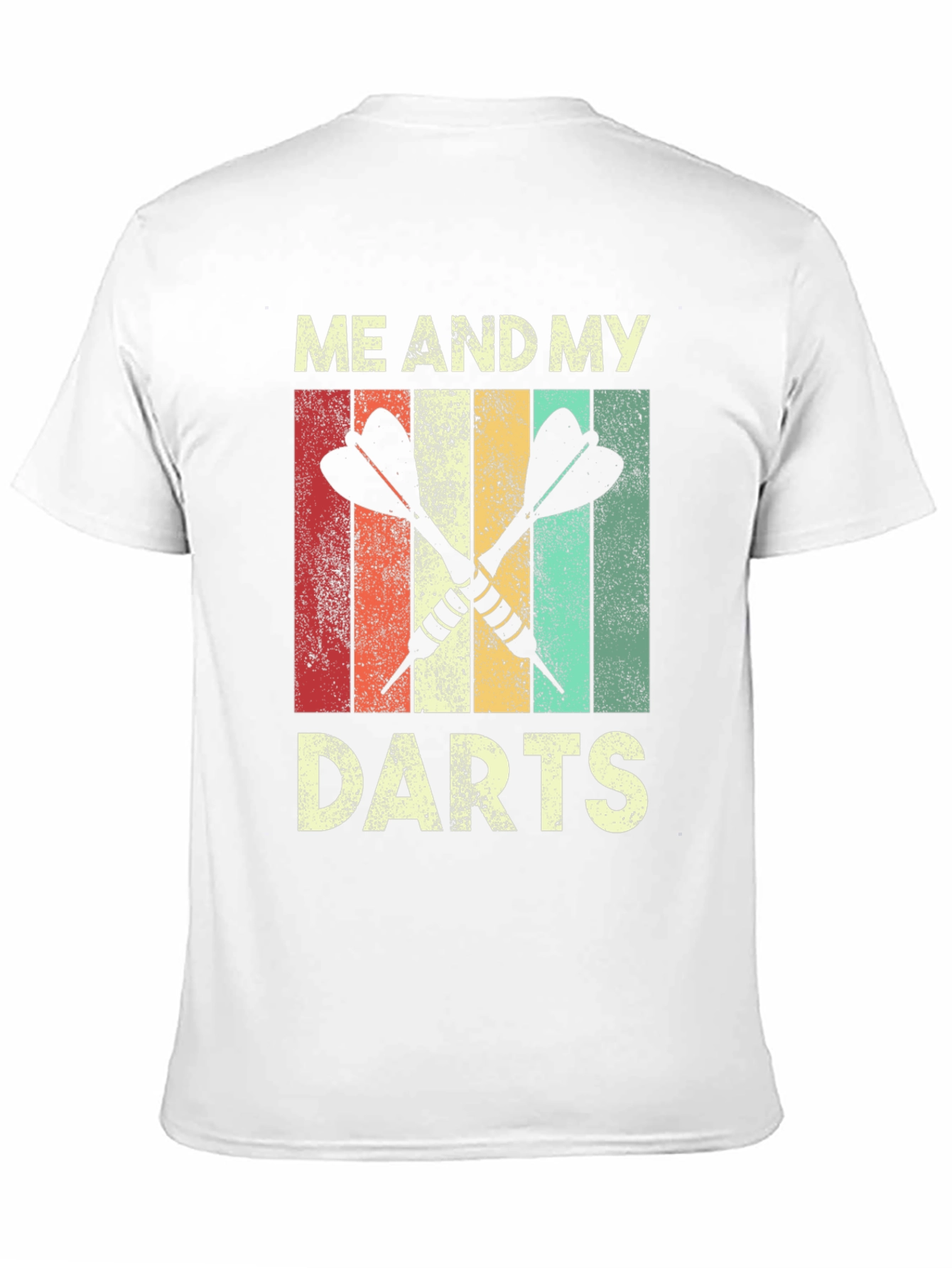 Black Retro "Me And My Darts" Graphic Tee view 11