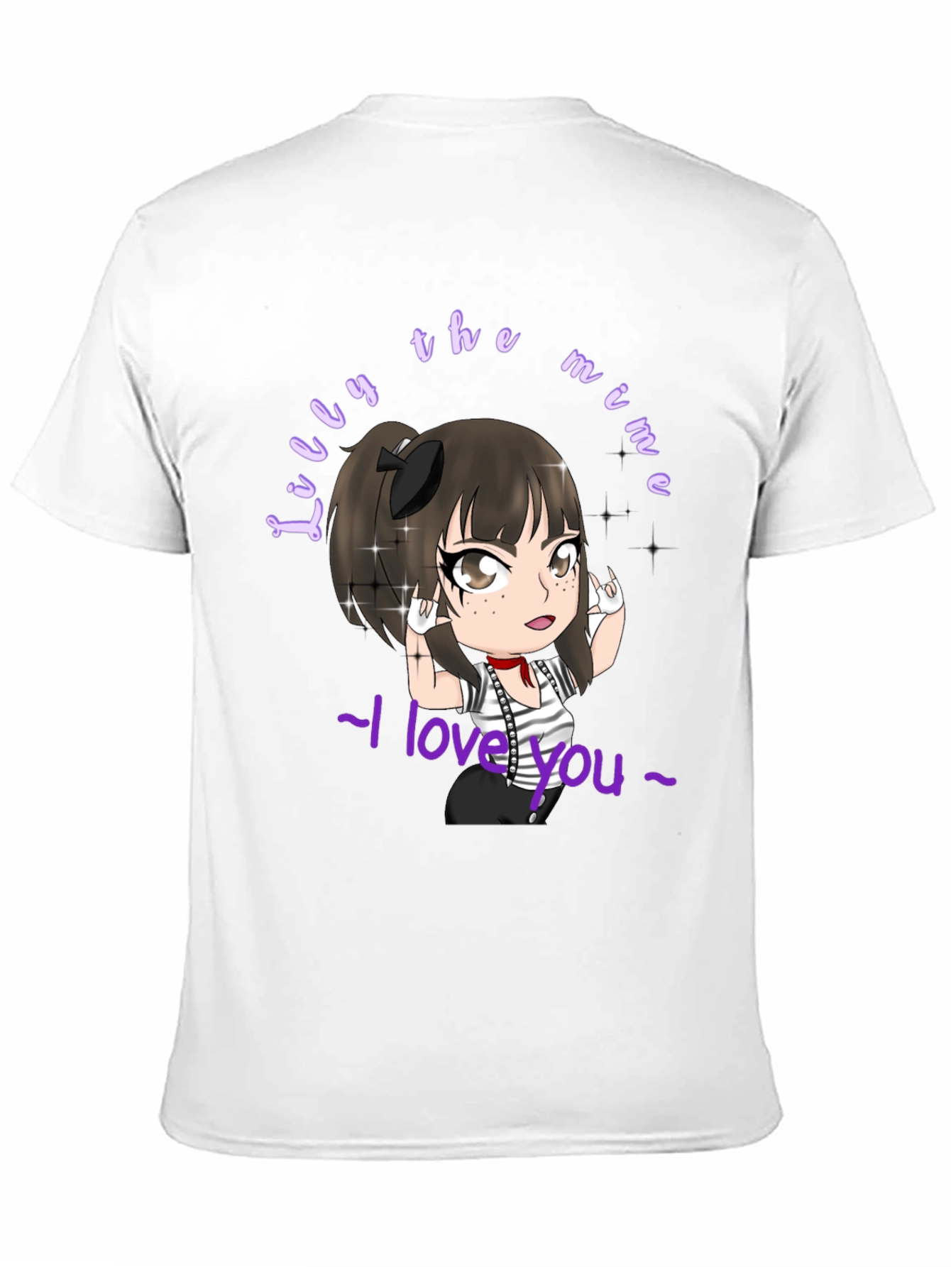 Black Lilly the Mime Graphic Tee view 11