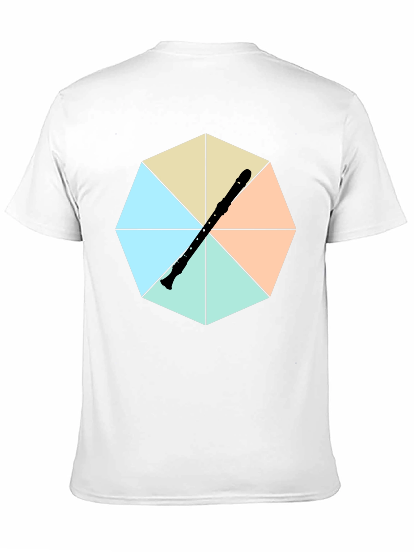 Black Recorders Hexagon T-Shirt view 11