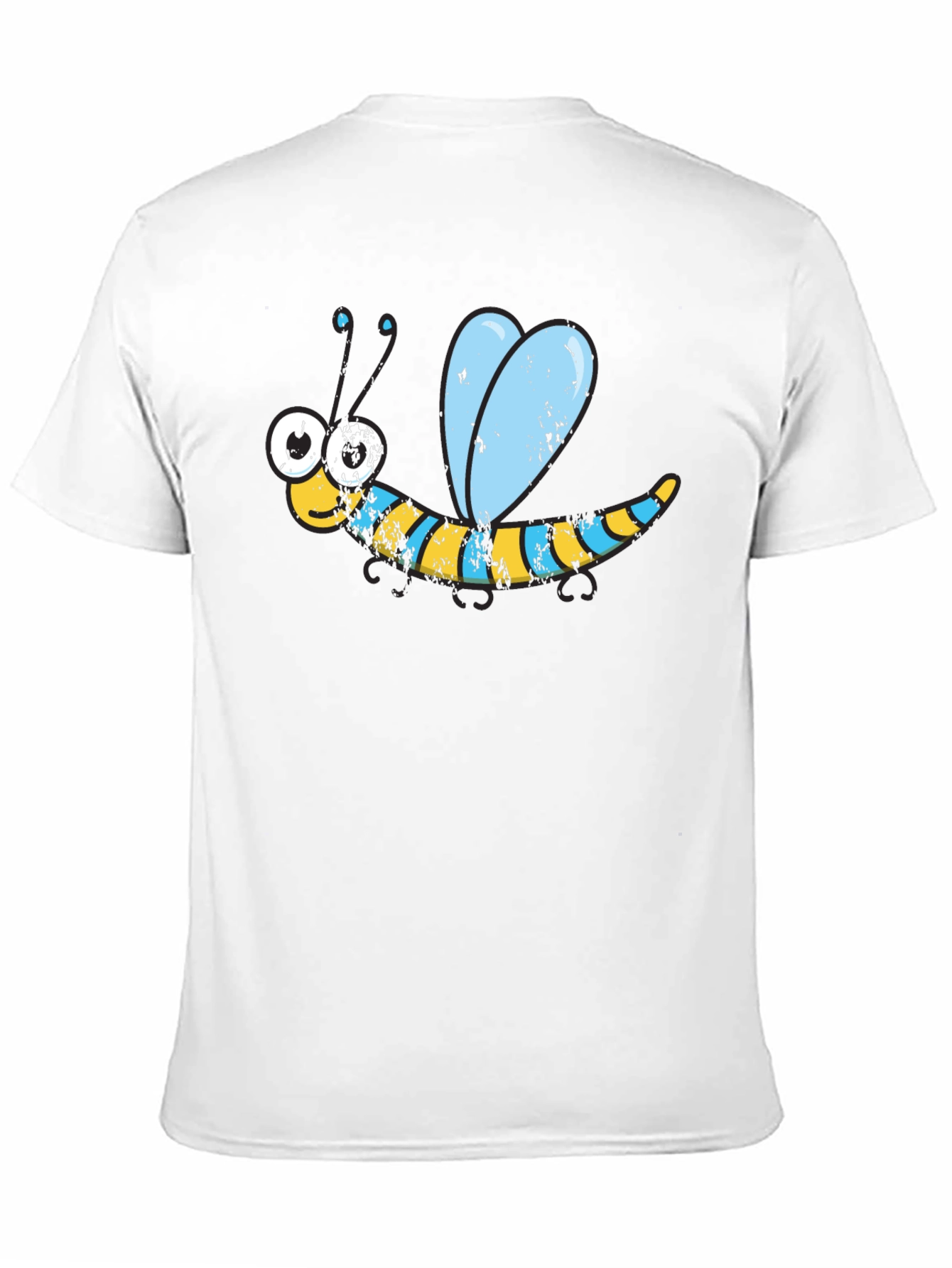 Black Cartoon Bee Graphic Tee - Black view 11