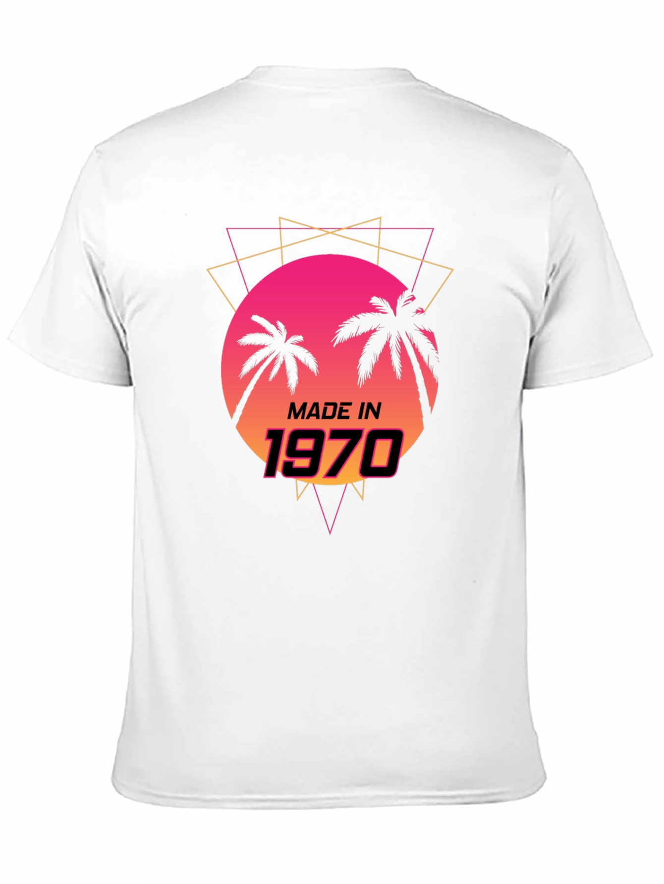 Black Made in 1970s Retro T-Shirt view 11