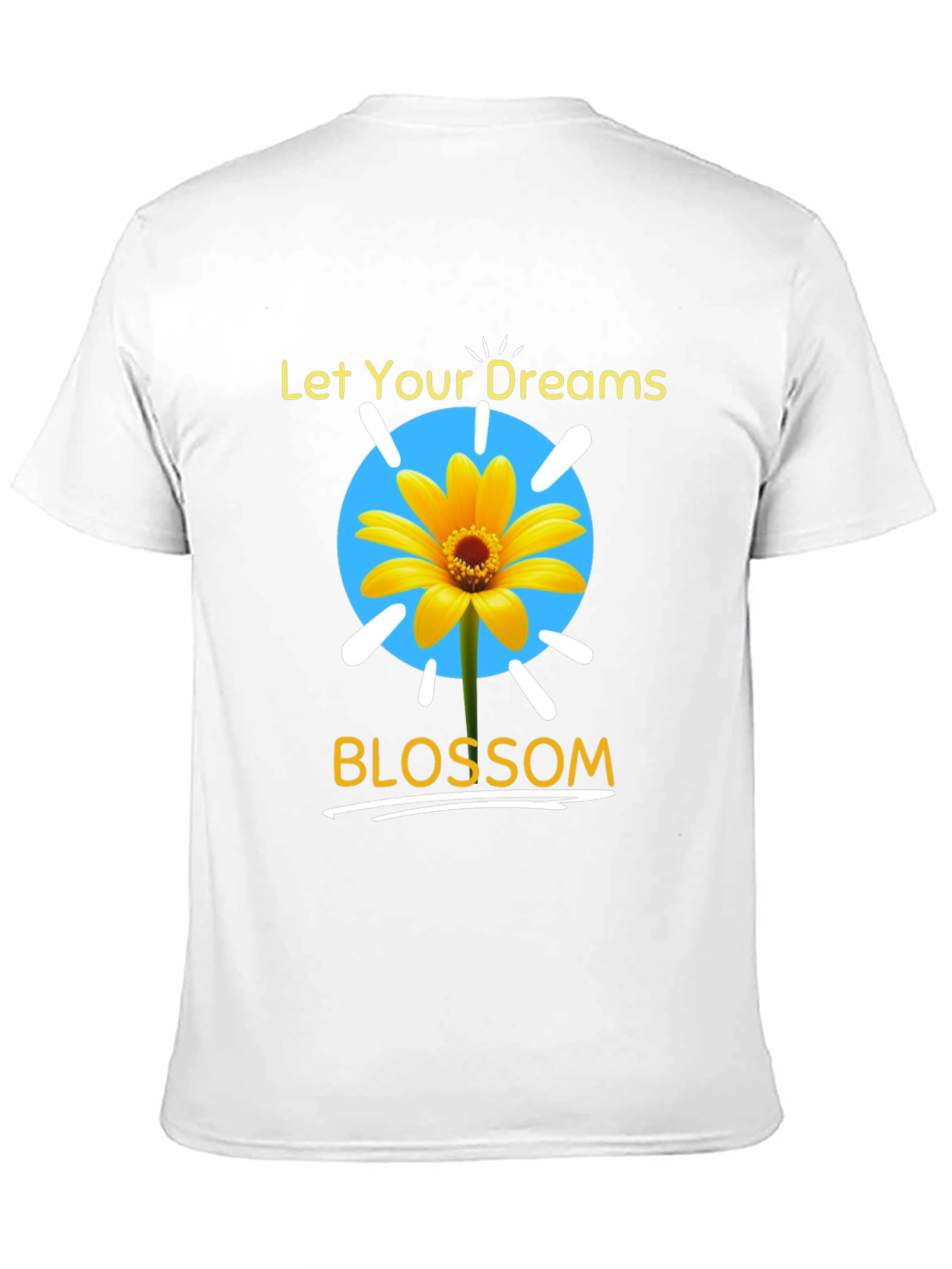 Black Dream Blossom Graphic Tee - Black Unisex T-Shirt view 11