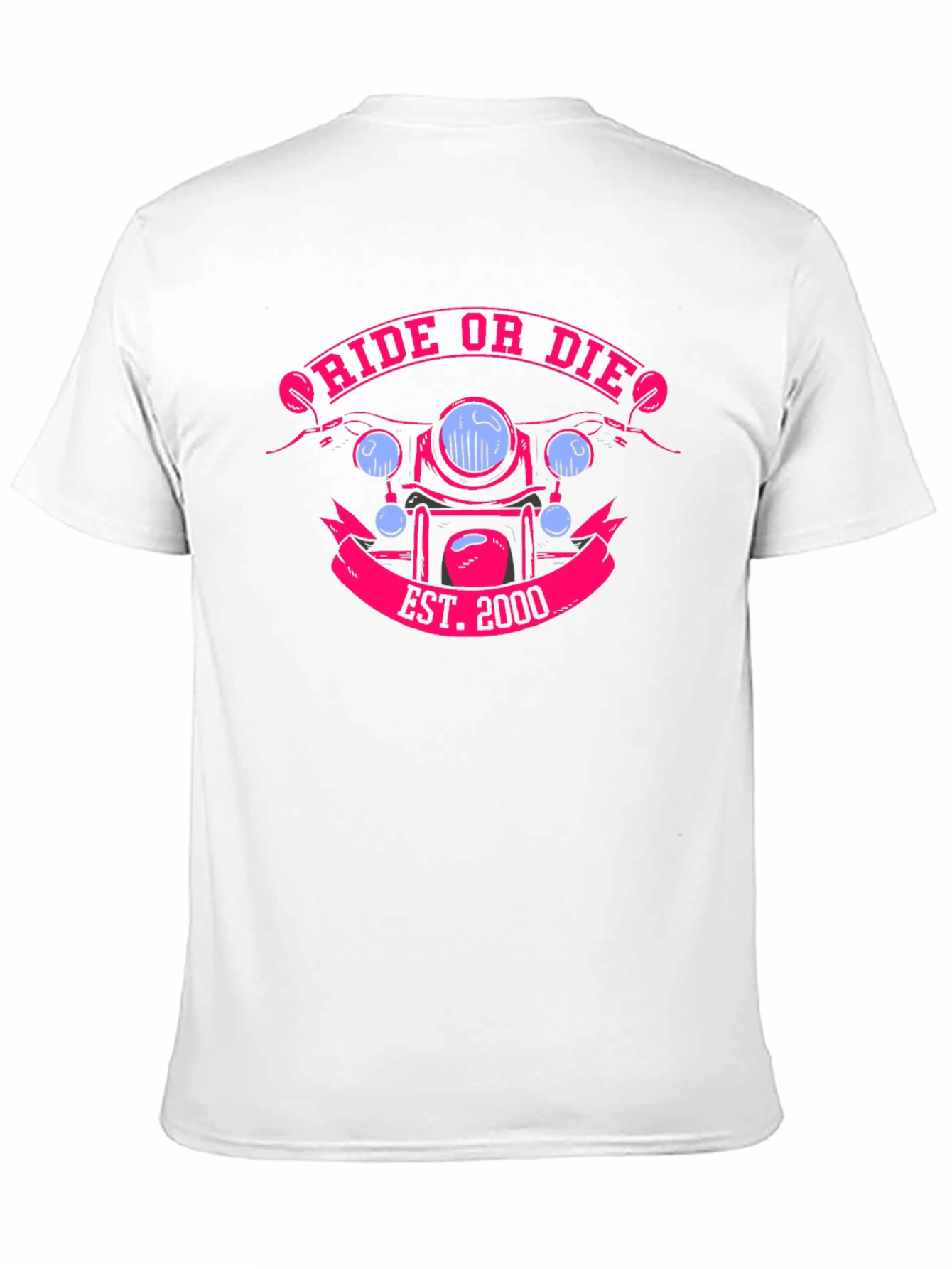Black Ride or Die Motorcycle T-Shirt view 11