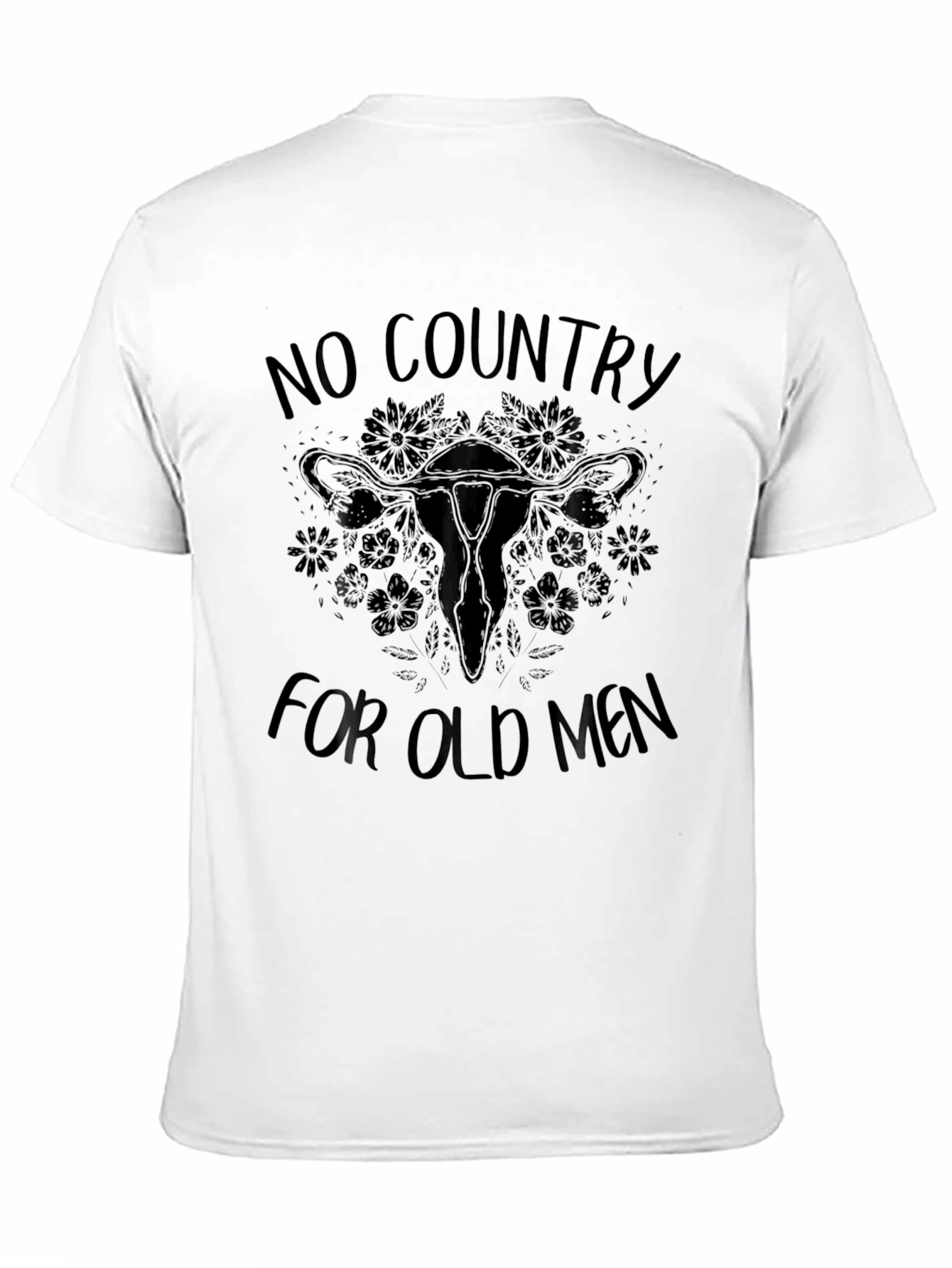 Black No Country for Old Men T-Shirt view 11
