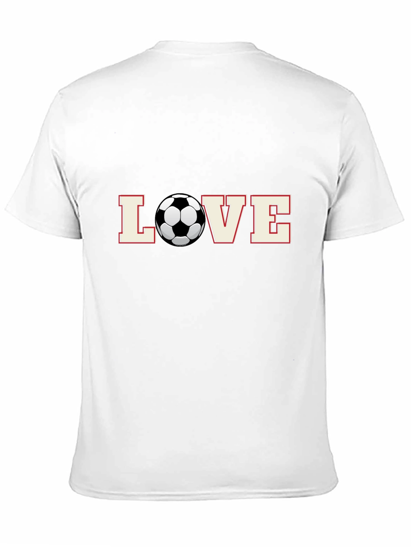 Black Soccer Love T-Shirt - Black view 11
