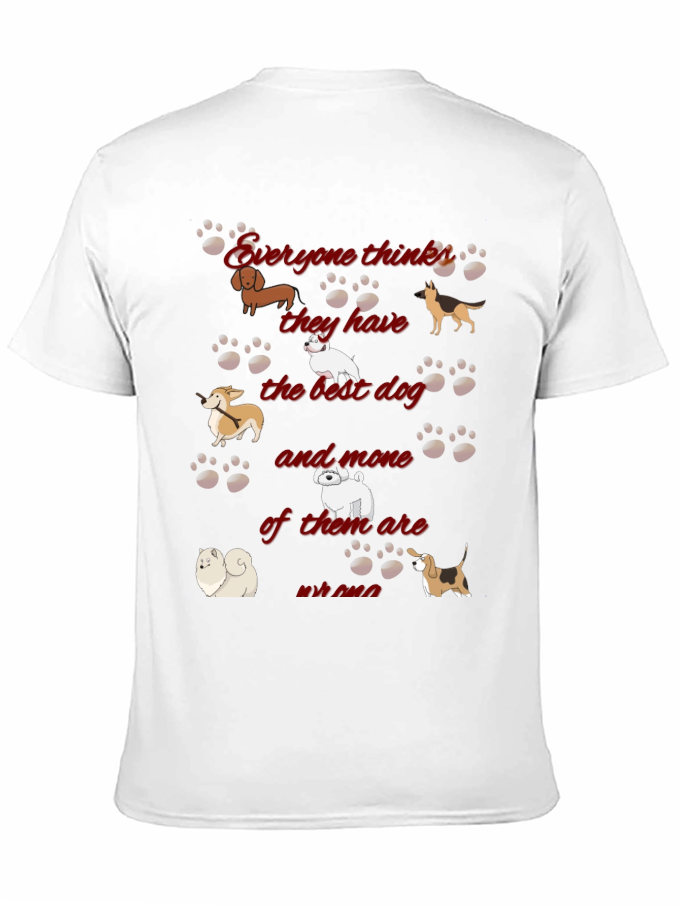 Black Dog Lover T-Shirt - Best Dog Breed Graphic Tee view 11