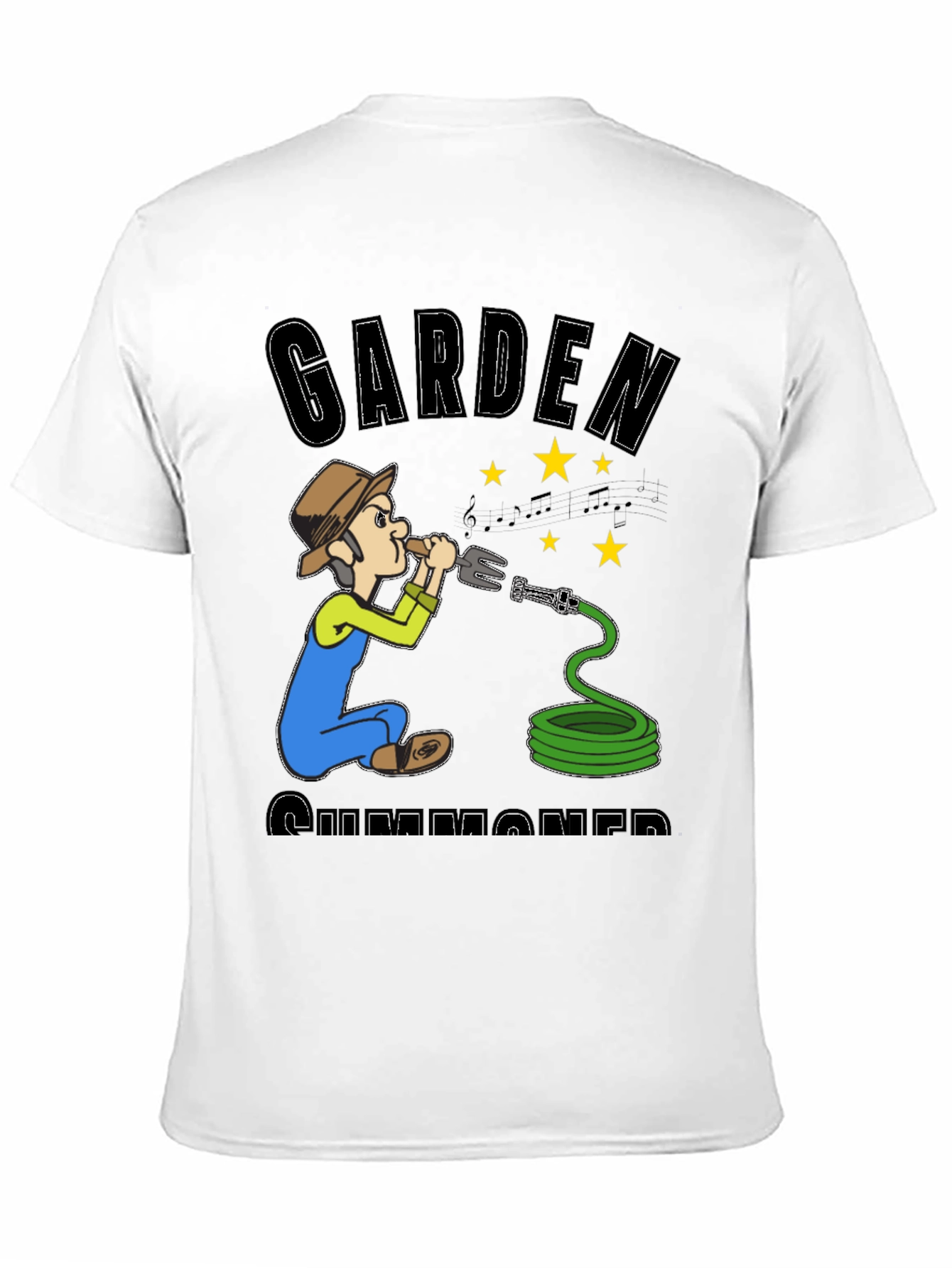 Black Gardener Summoner Graphic Tee - Novelty T-Shirt view 11