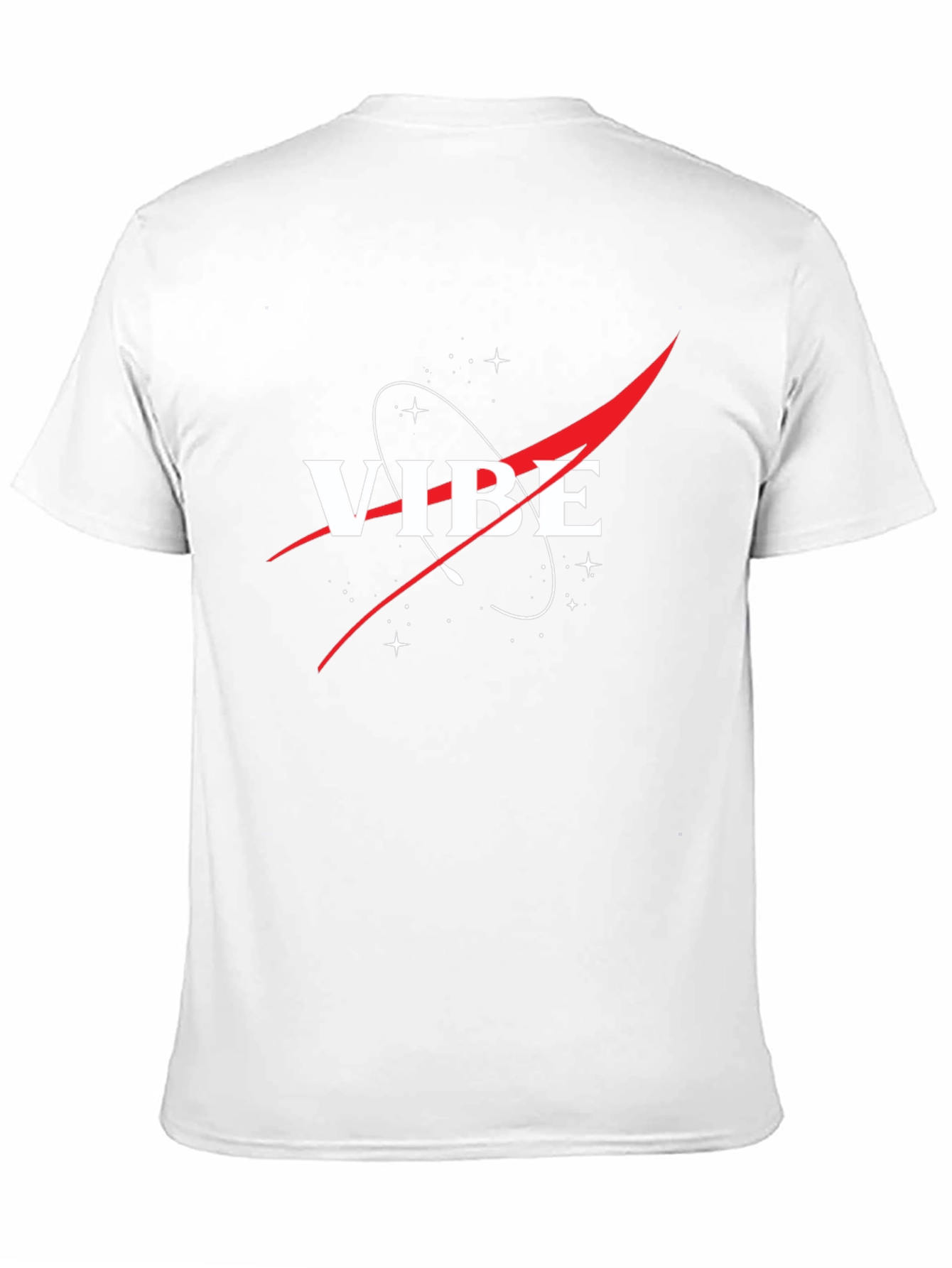 Black Vibe NASA Inspired Black T-Shirt view 11