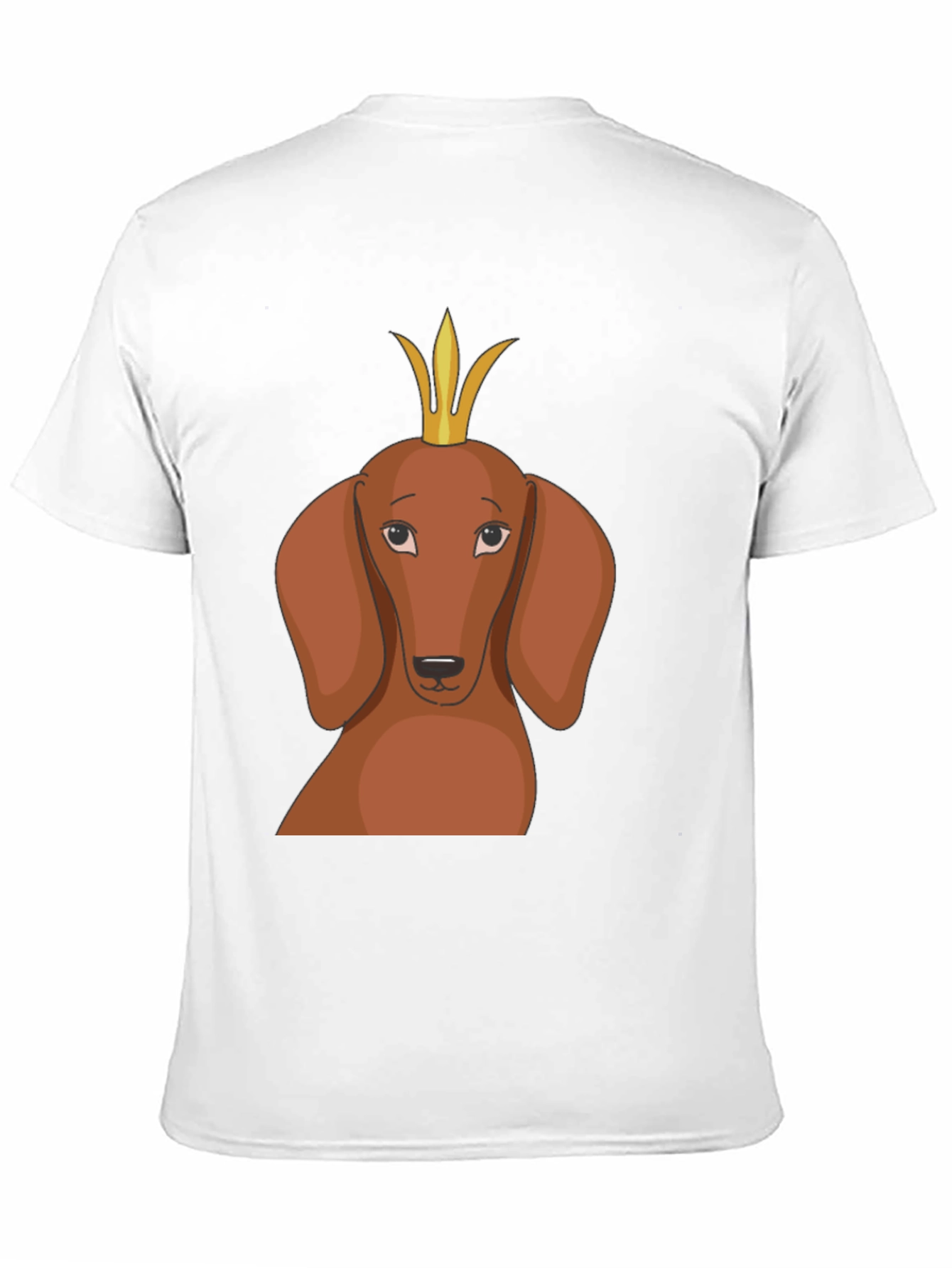 Black Dachshund King Graphic Tee - Black view 11