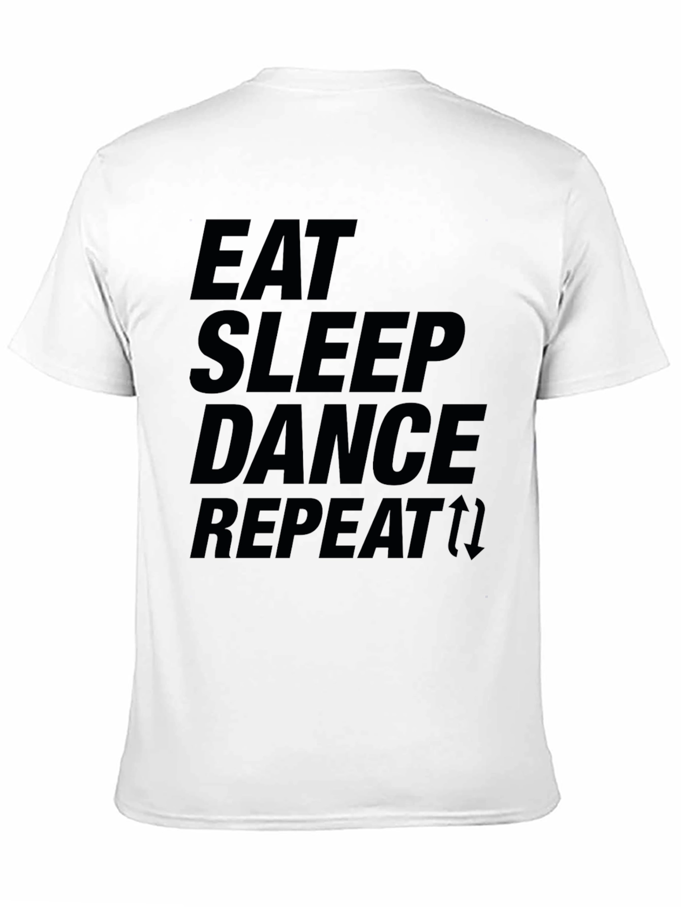 Black Eat Sleep Dance Repeat Graphic Tee view 11