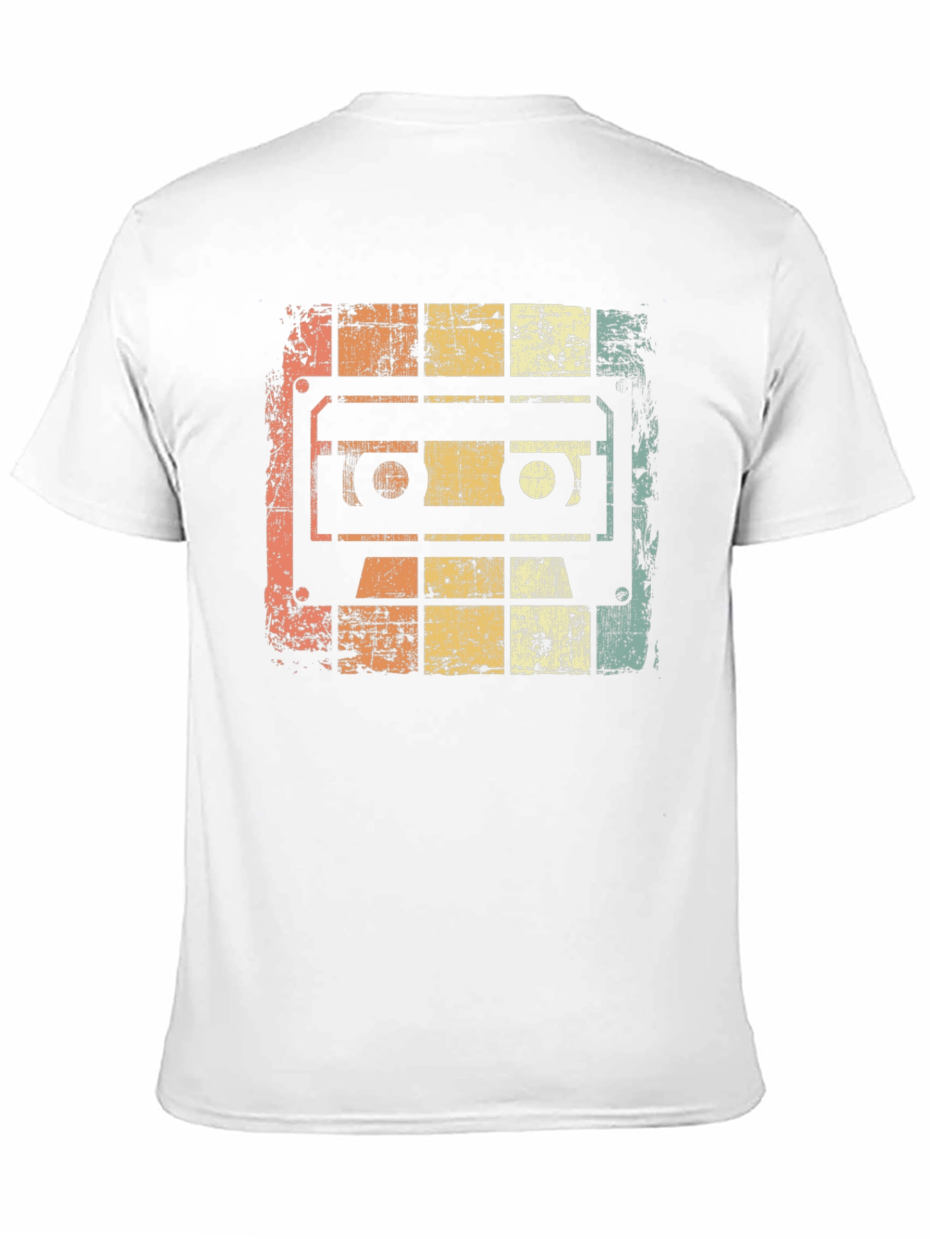 Black Retro Cassette Tape Graphic T-Shirt view 11