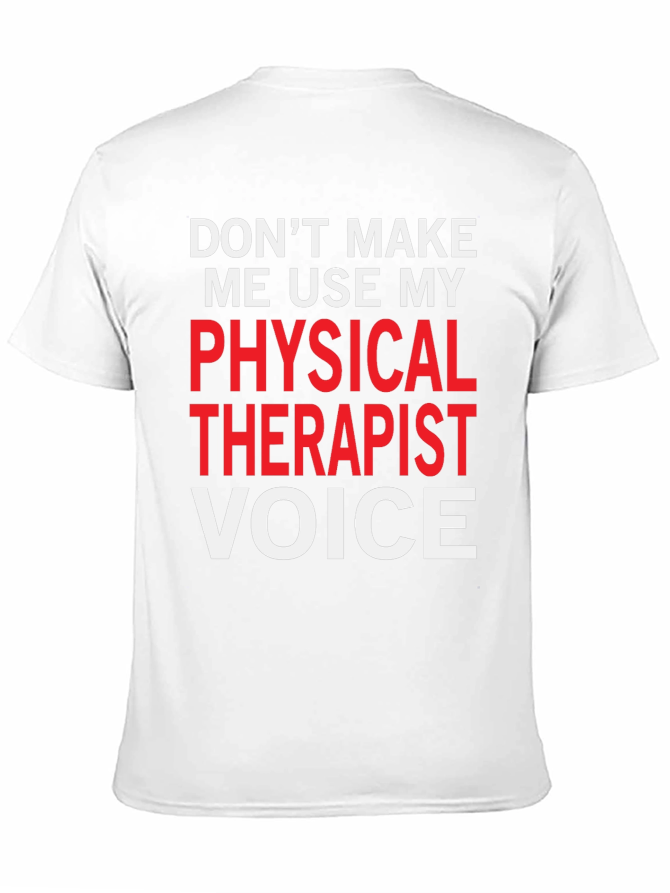 Black Physical Therapist Voice Graphic Tee view 11