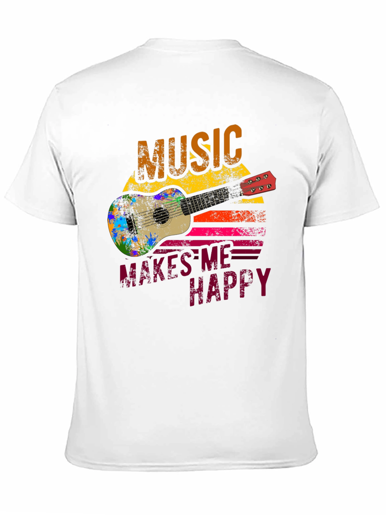 Black Music Makes Me Happy Graphic Tee view 11