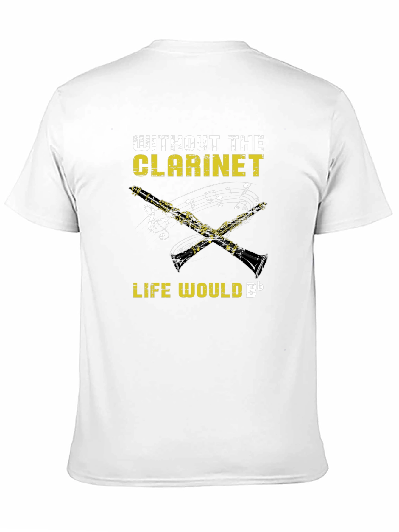 Black Clarinet Music Lover T-Shirt - Funny Musician Tee view 11