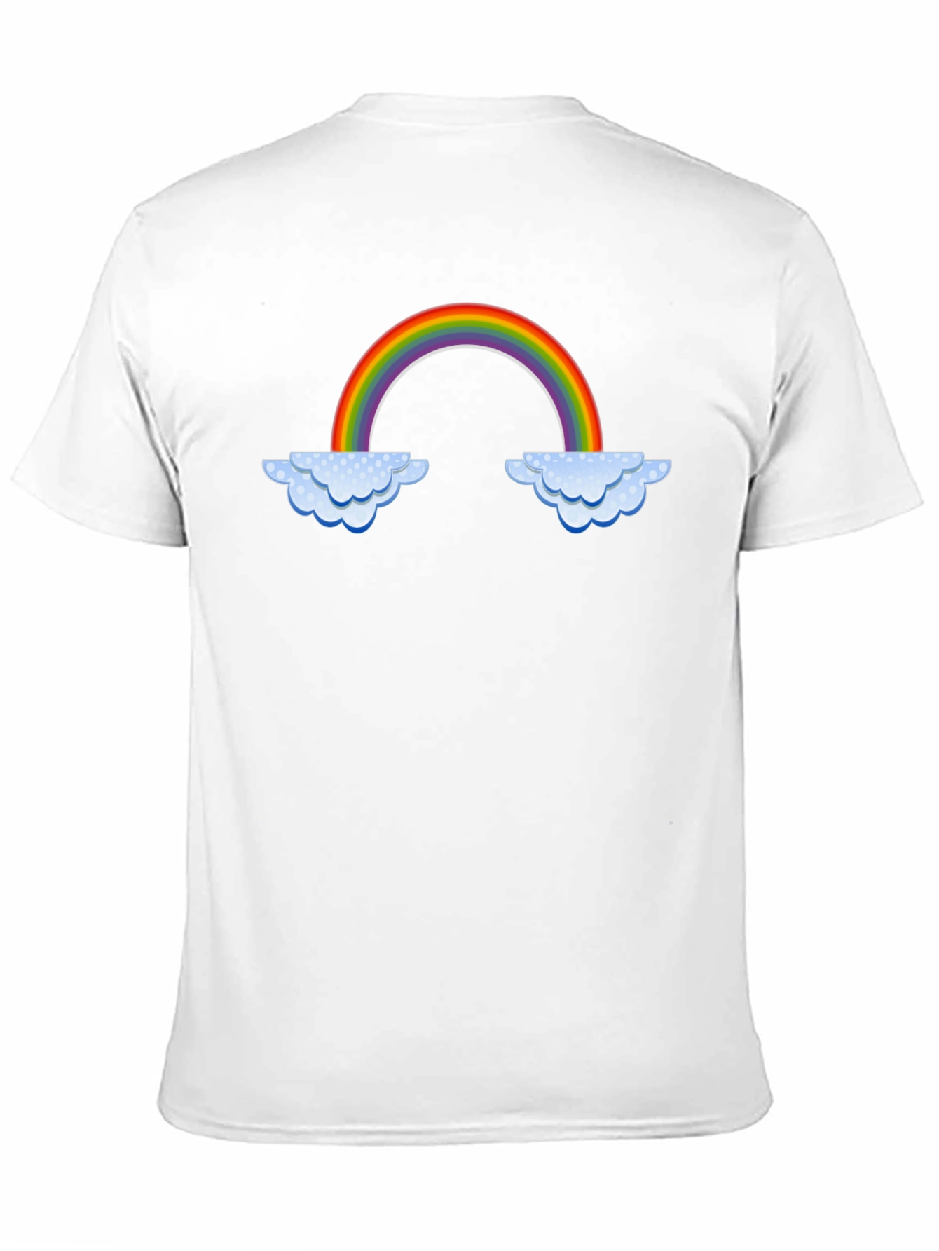 Black Rainbow Cloud Graphic T-Shirt - Black view 11