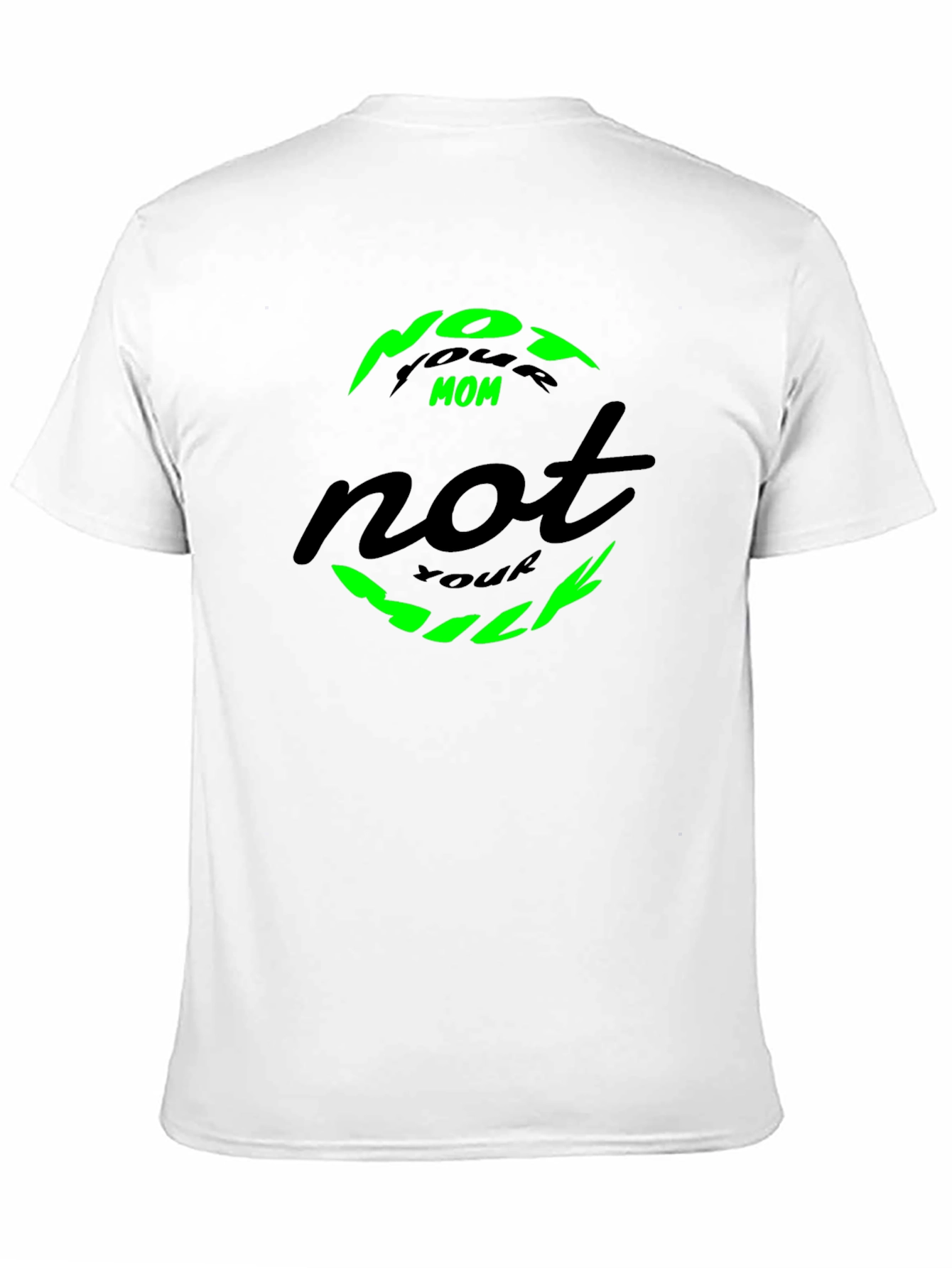 Black Not Your Mom, Not Your Milk Tee view 11