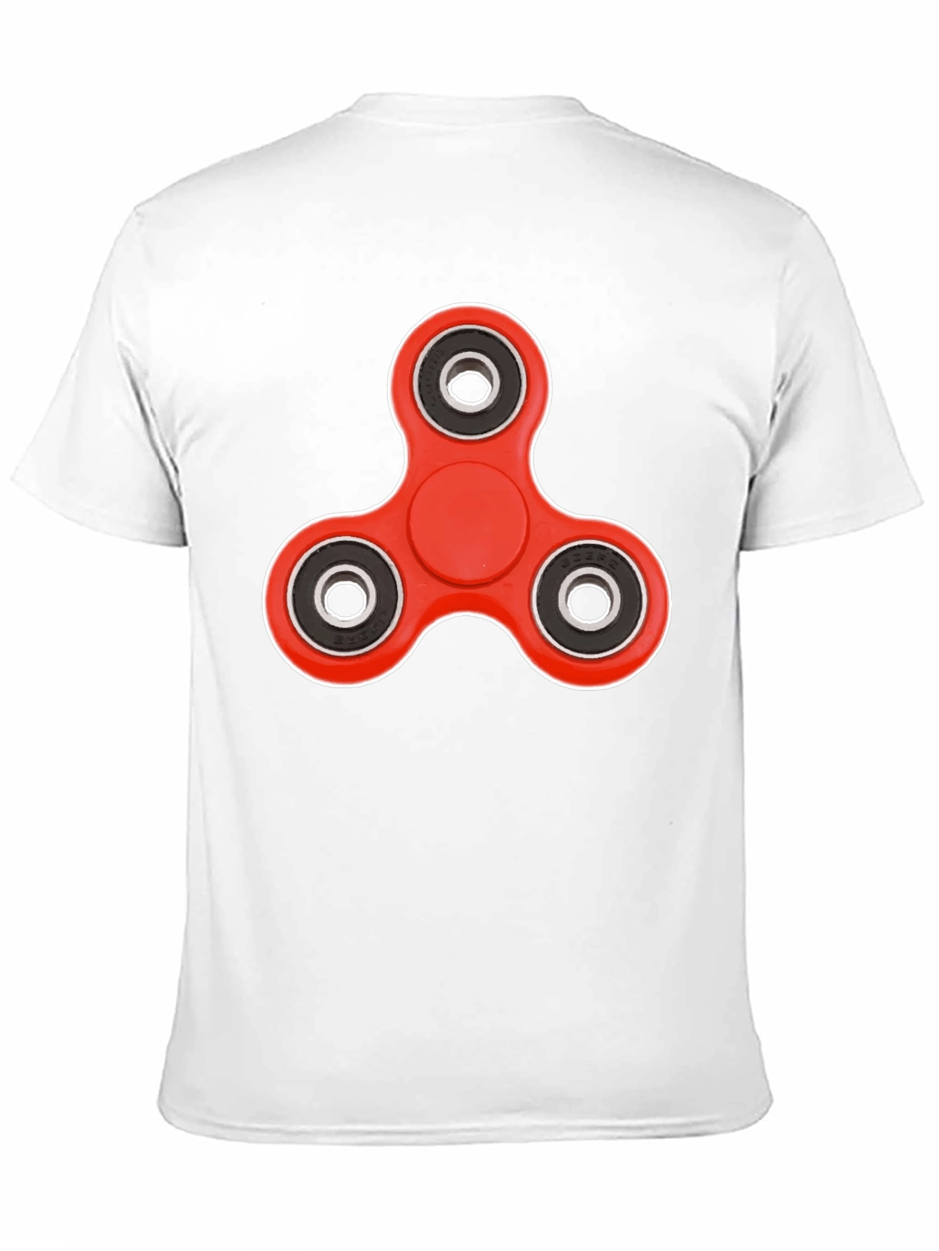 Black Fidget Spinner Graphic Tee - Trendy Casual Wear view 11
