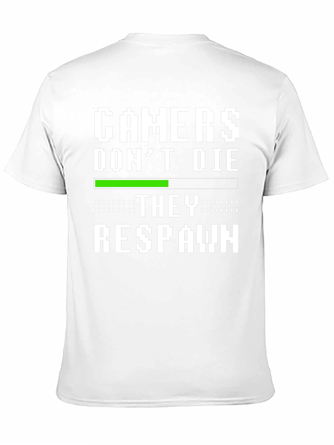 Black Gamers Don't Die T-Shirt - They Respawn! view 11