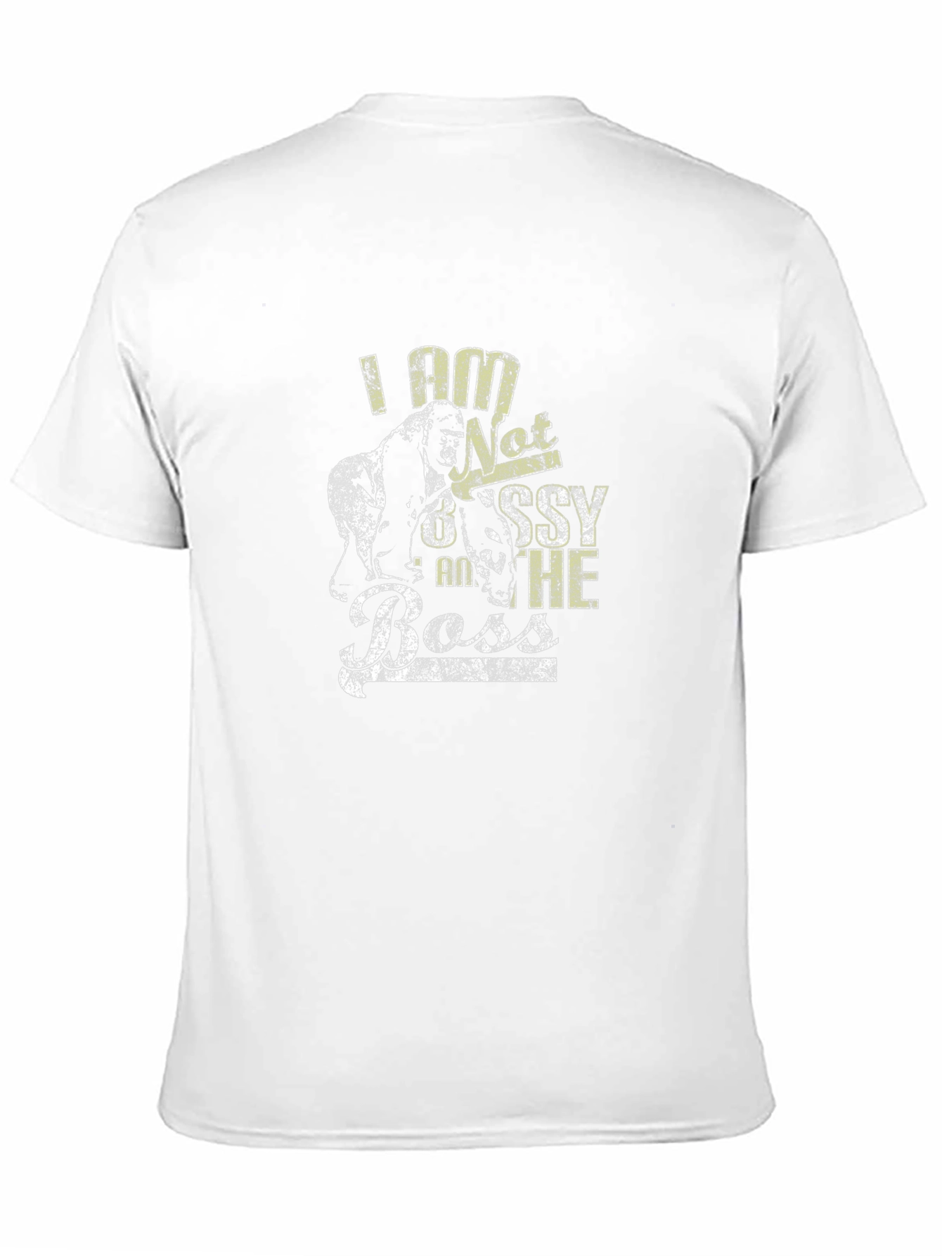 Black I am Not Bossy, I am the Boss Graphic T-Shirt view 11