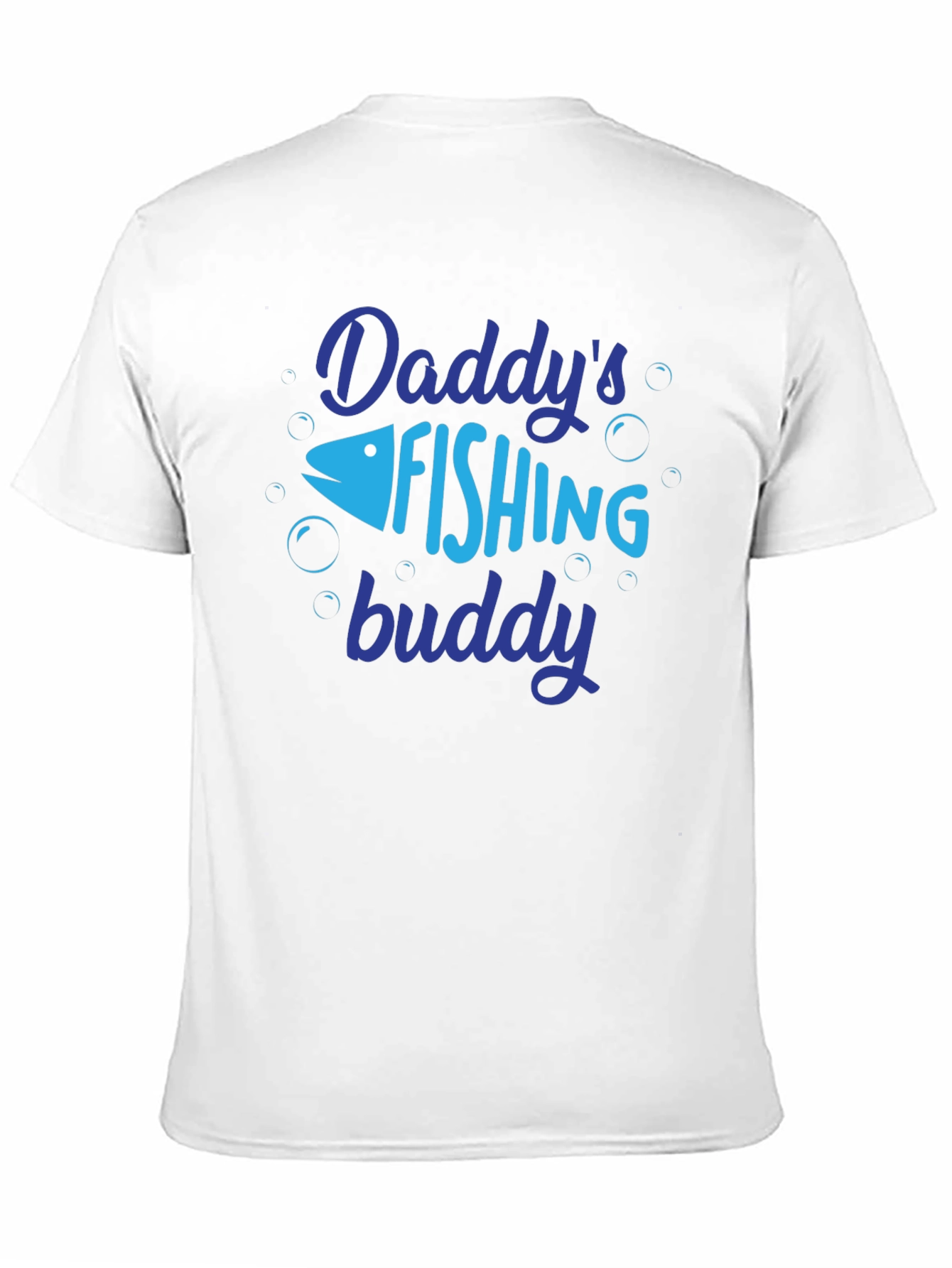 Black Daddy's Fishing Buddy T-Shirt - Perfect for Fishing Trips! view 11