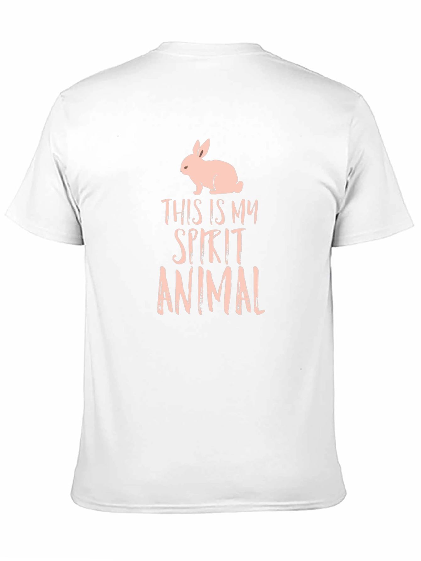 Black Rabbit Spirit Animal Graphic T-Shirt view 11
