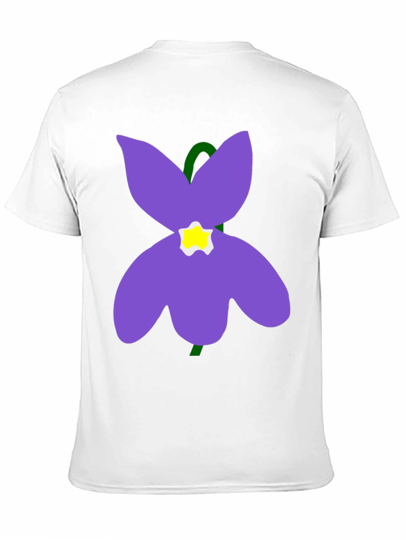 Black Flower Graphic T-Shirt - Soft Cotton Casual Wear view 11