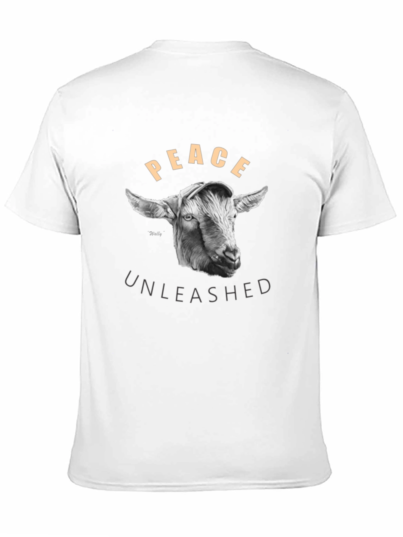 Peace Unleashed Goat Graphic Tee - Black - 11