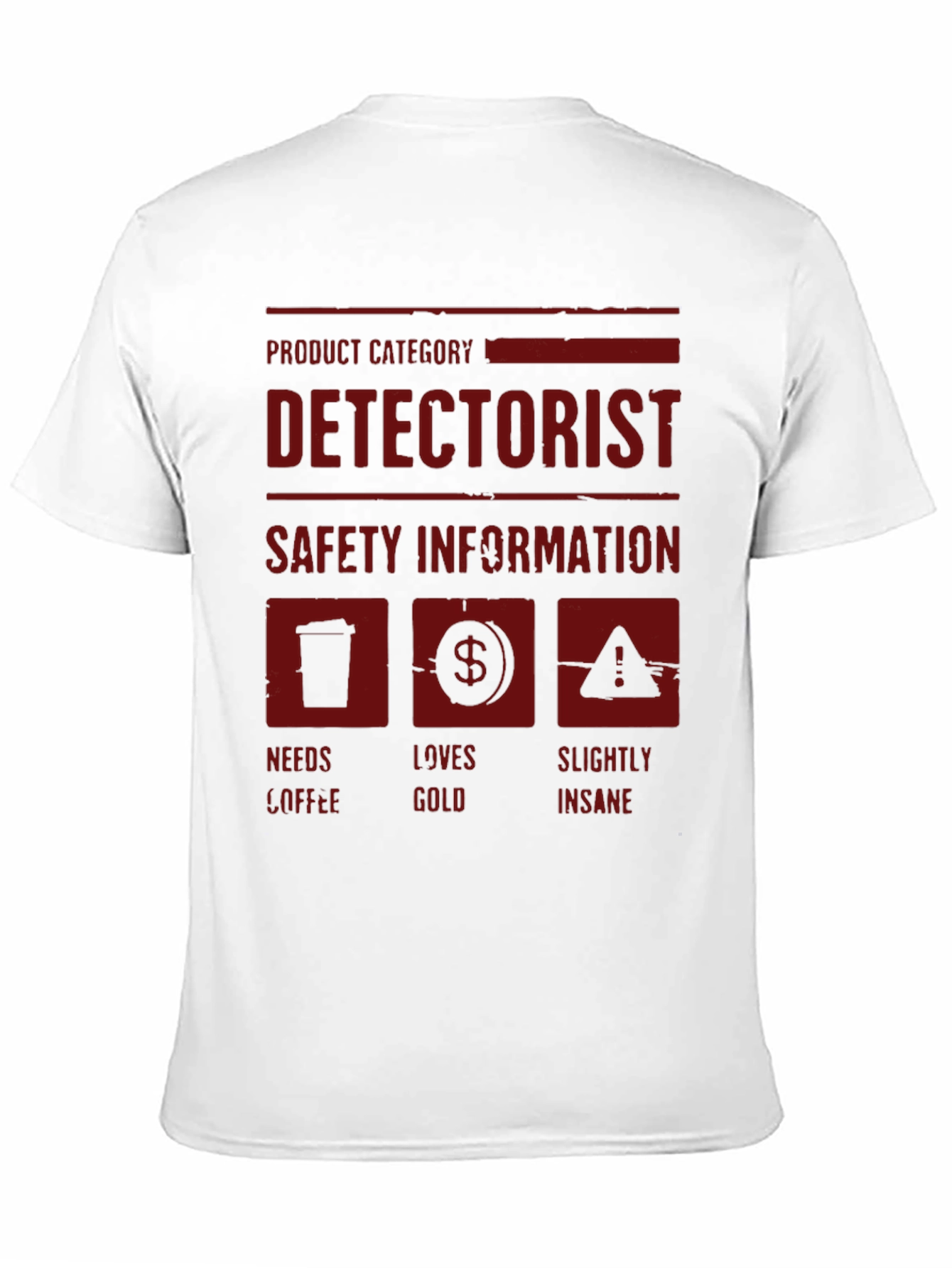 Black Detectorist Funny T-Shirt, Metal Detecting Gift  view 11
