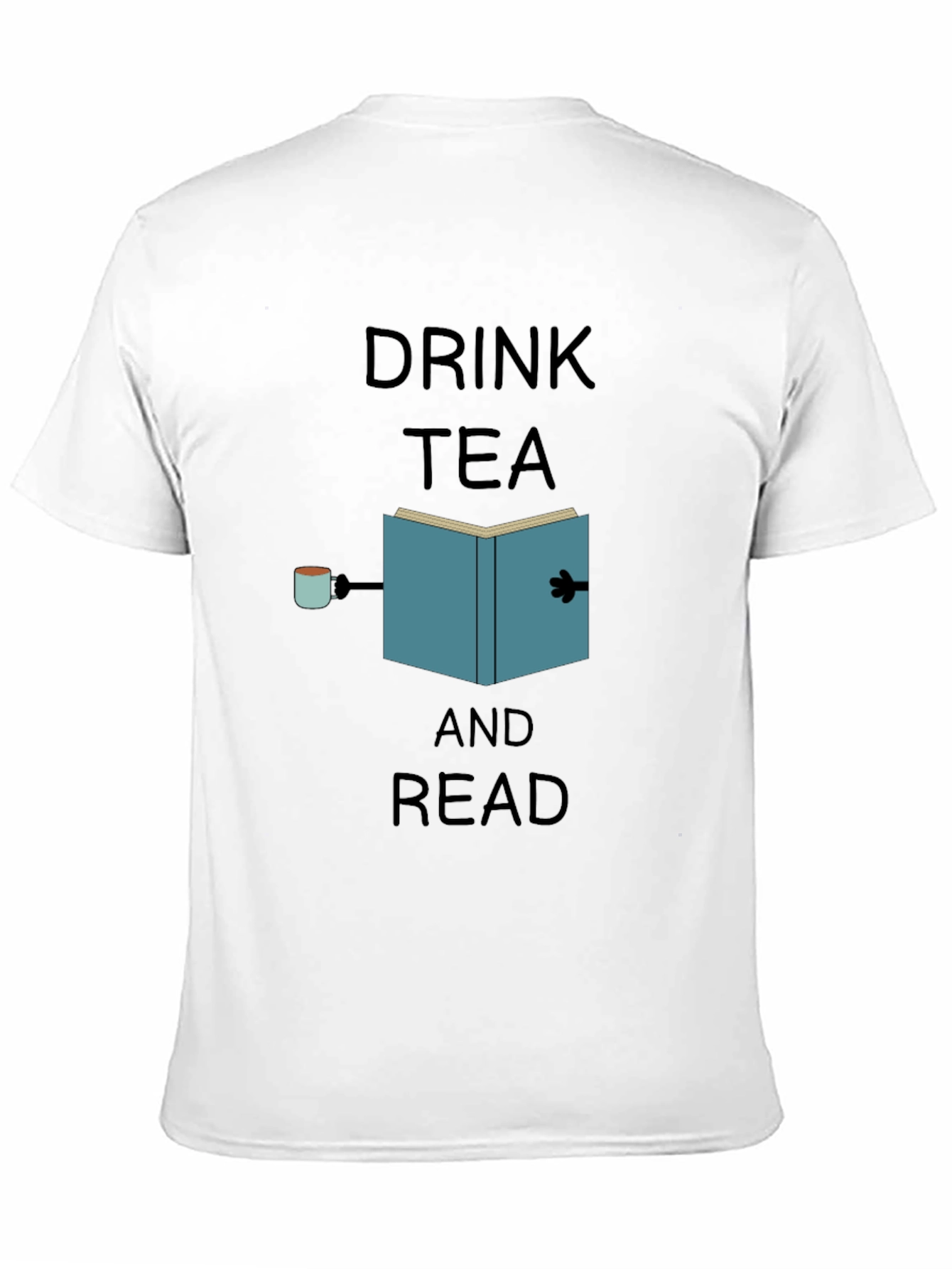 Black Drink Tea and Read Graphic T-Shirt view 11
