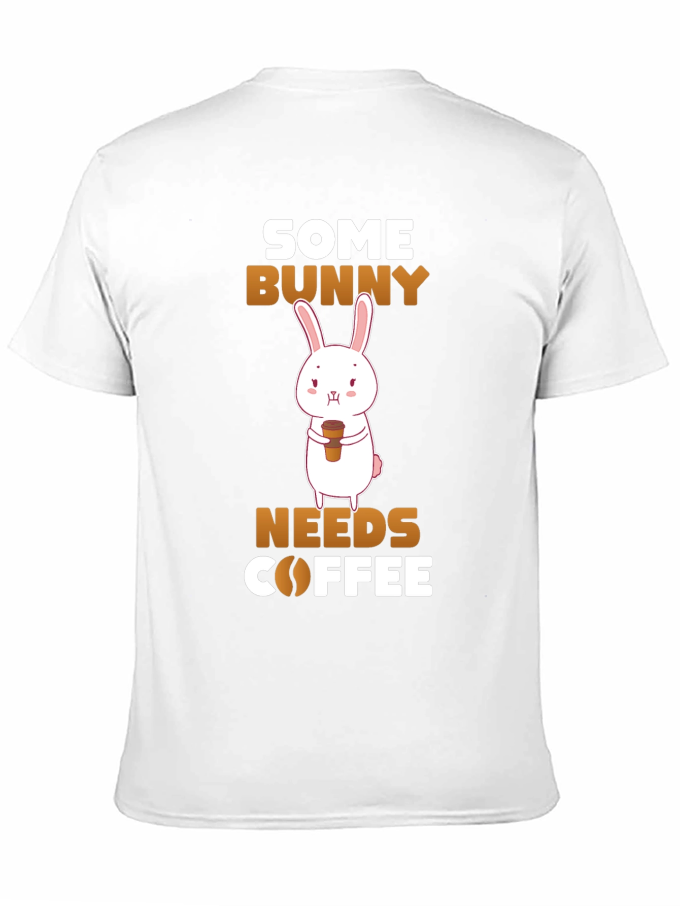 Black Some Bunny Needs Coffee T-Shirt view 11