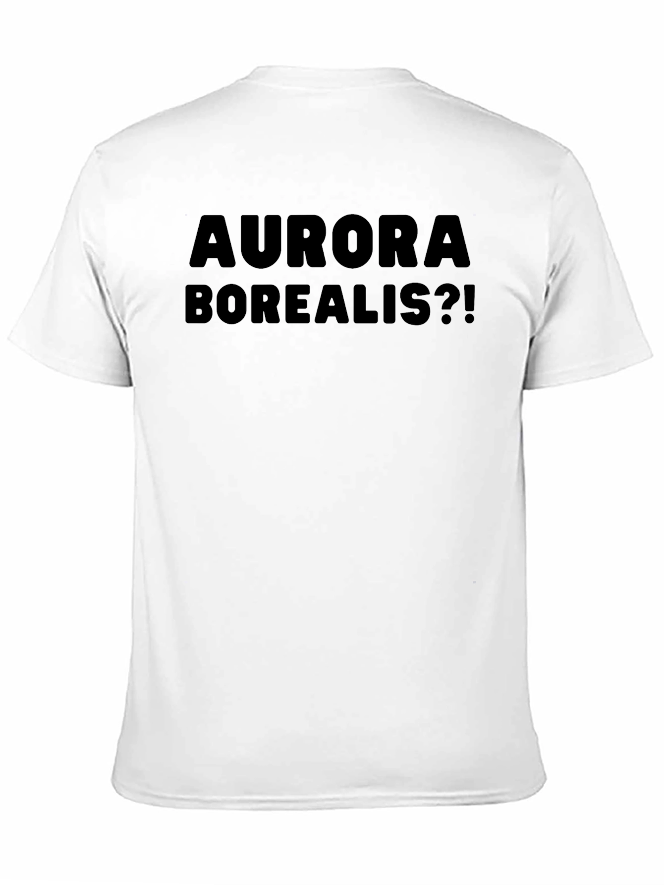 Black Aurora Borealis T-Shirt - Science Humor Tee view 11
