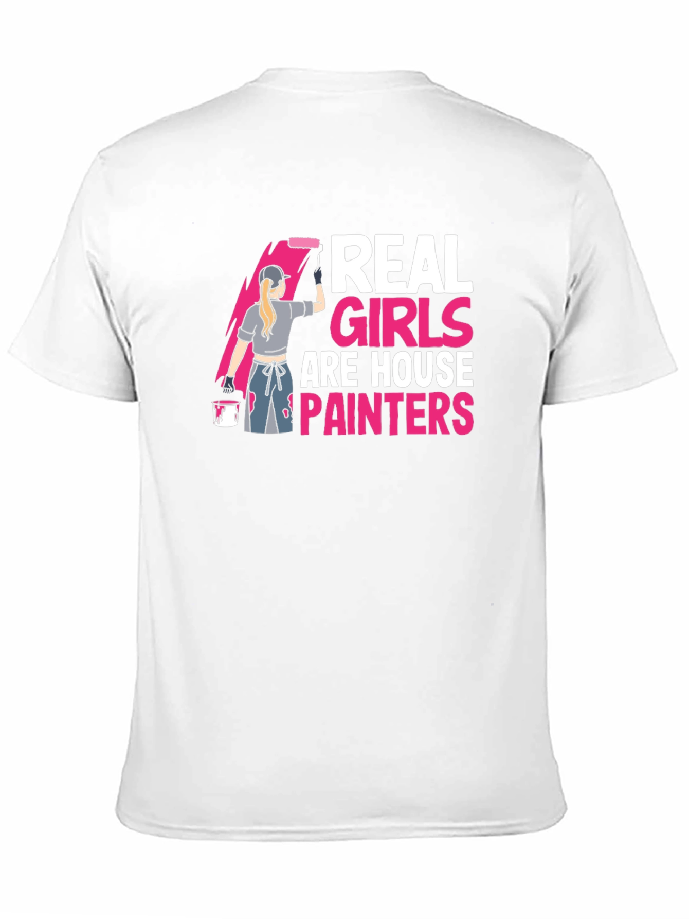 Black Real Girls are House Painters T-Shirt view 11
