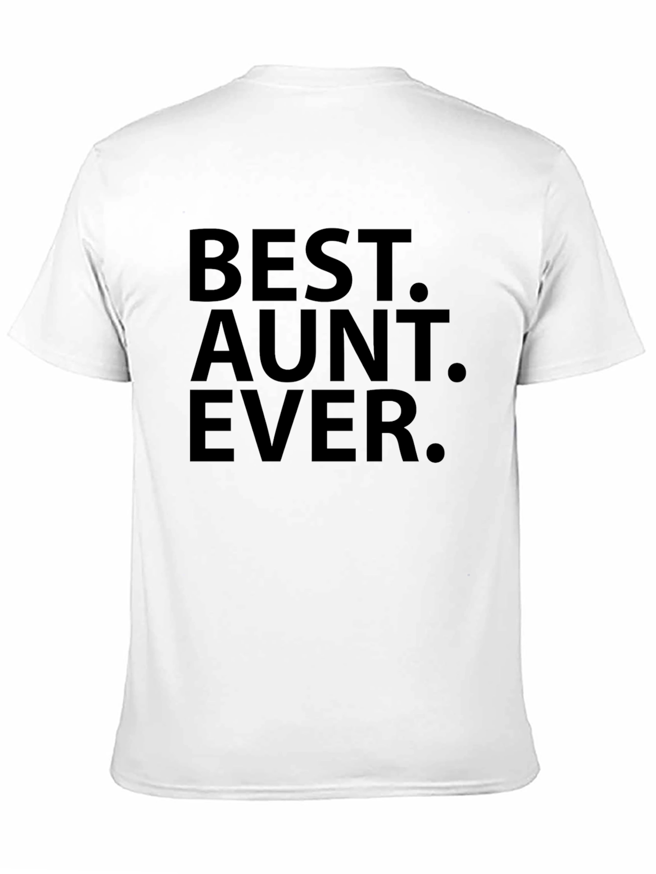 Black Best Aunt Ever Black T-Shirt Gift view 11