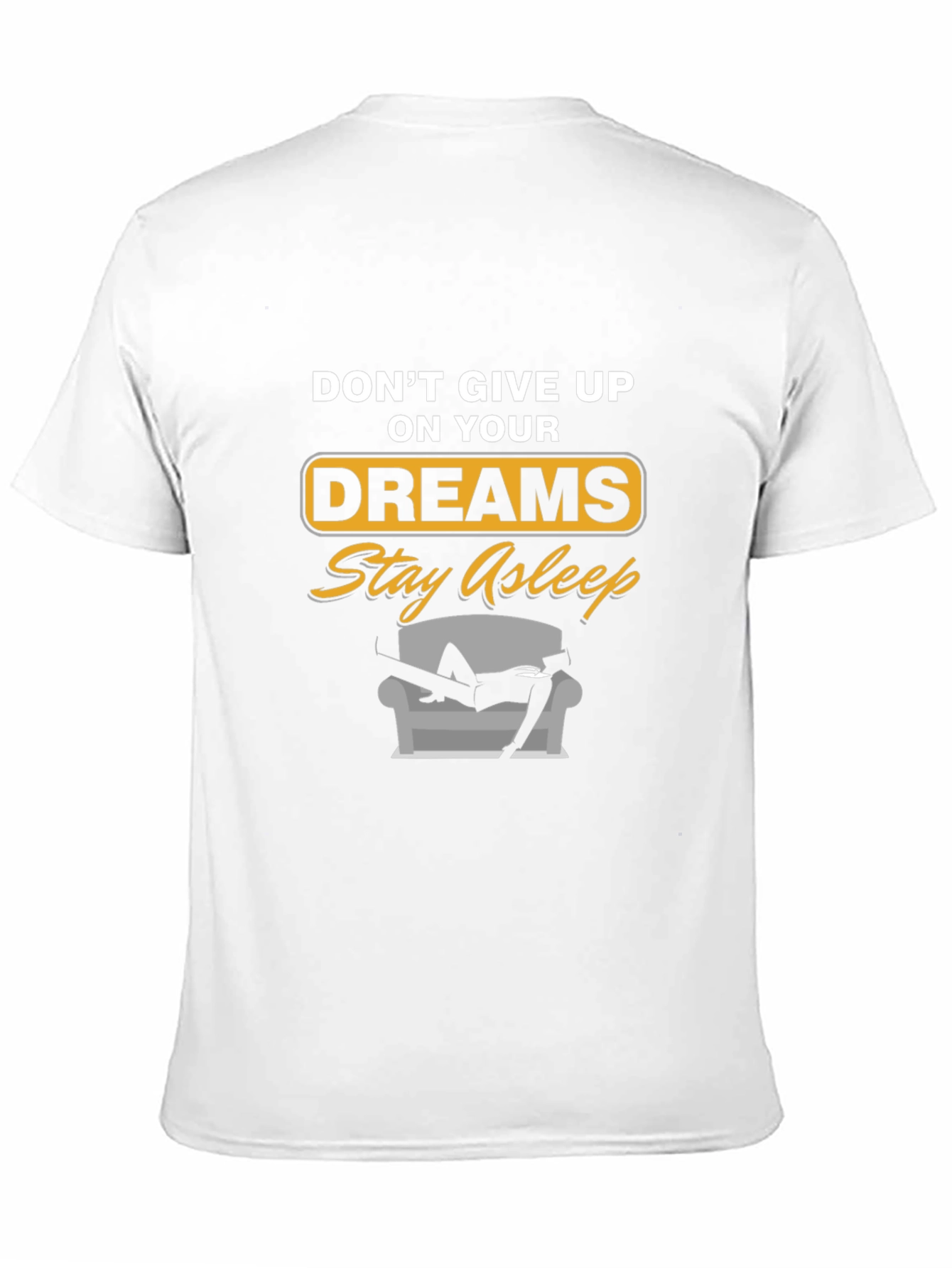 Black Funny Dreams Stay Asleep Graphic Tee view 11
