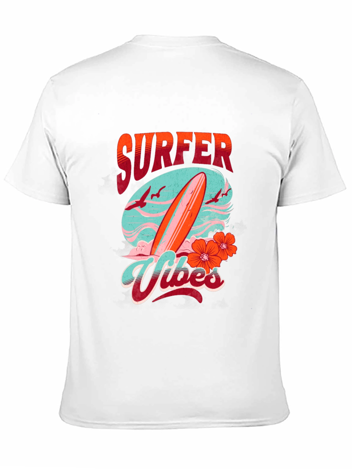 Black Surfer Vibes Graphic Tee - Black view 11