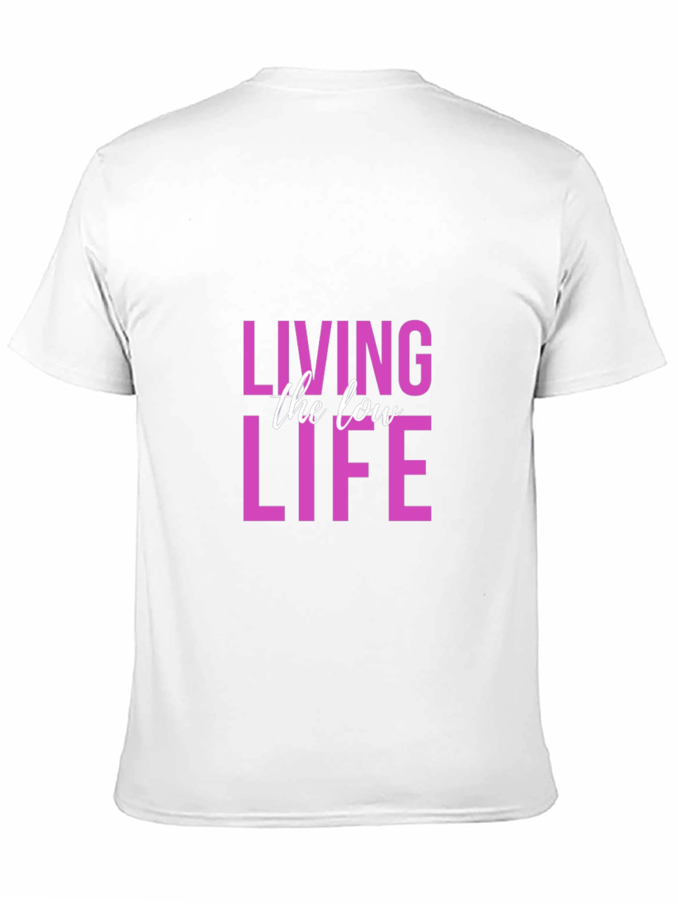 Black Living the Low Life Graphic Tee - Black view 11