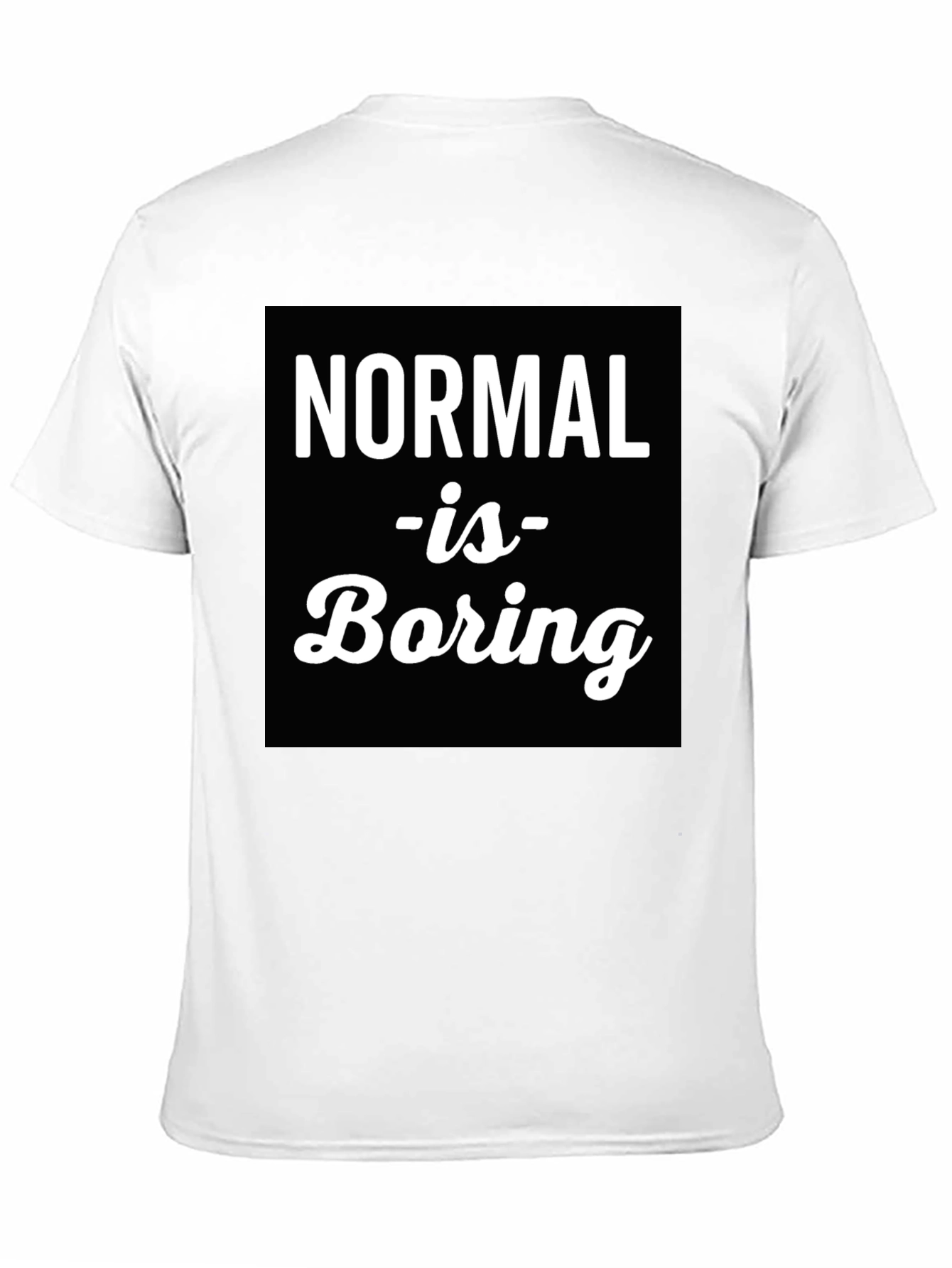 Black Normal is Boring Graphic Tee view 11