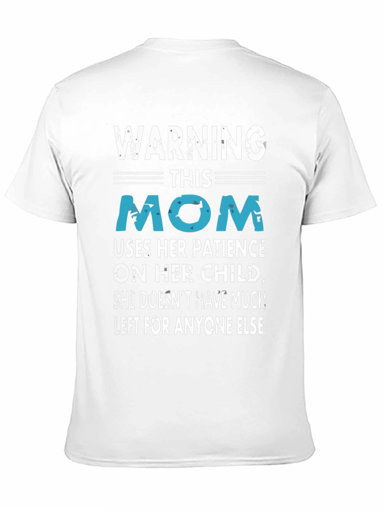 Black Warning This Mom T-Shirt Funny Mother's Day Tee view 11