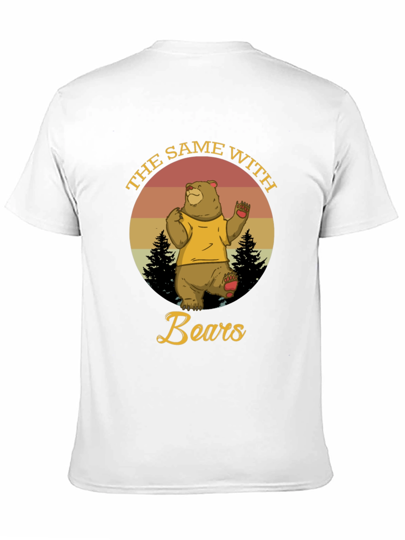 Black The Same With Bears Graphic T-Shirt view 11