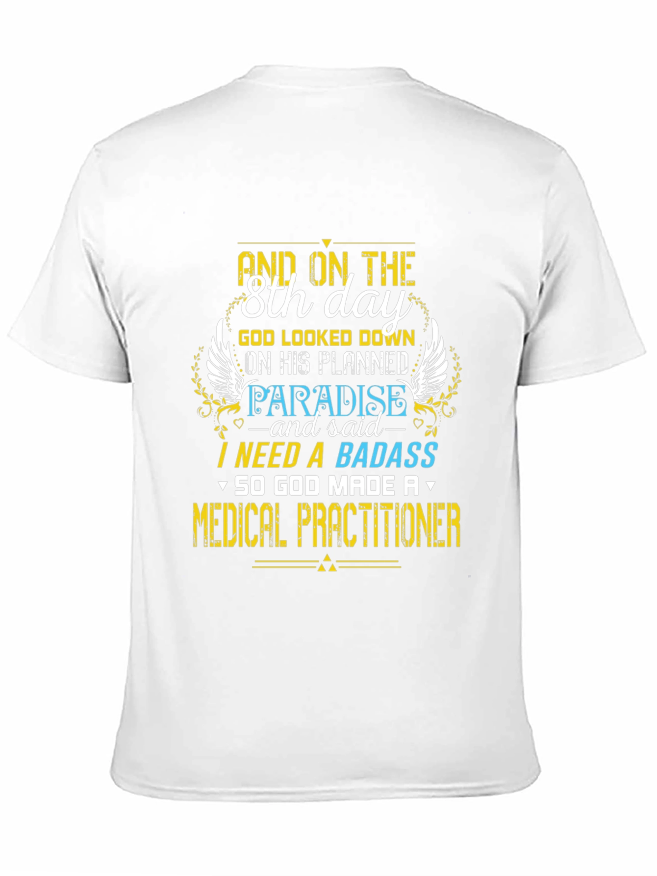 Black 8th Day Medical Practitioner Graphic Tee view 11