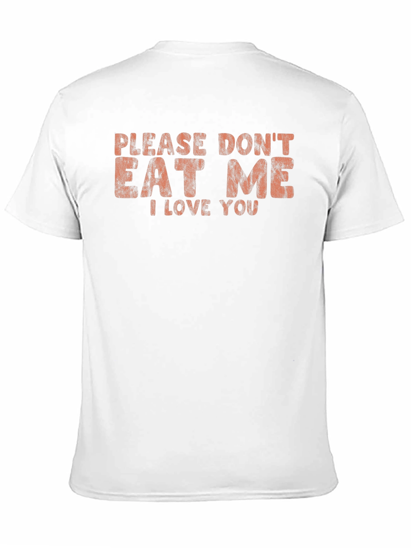 Black Funny Please Don't Eat Me I Love You Black T-Shirt view 11
