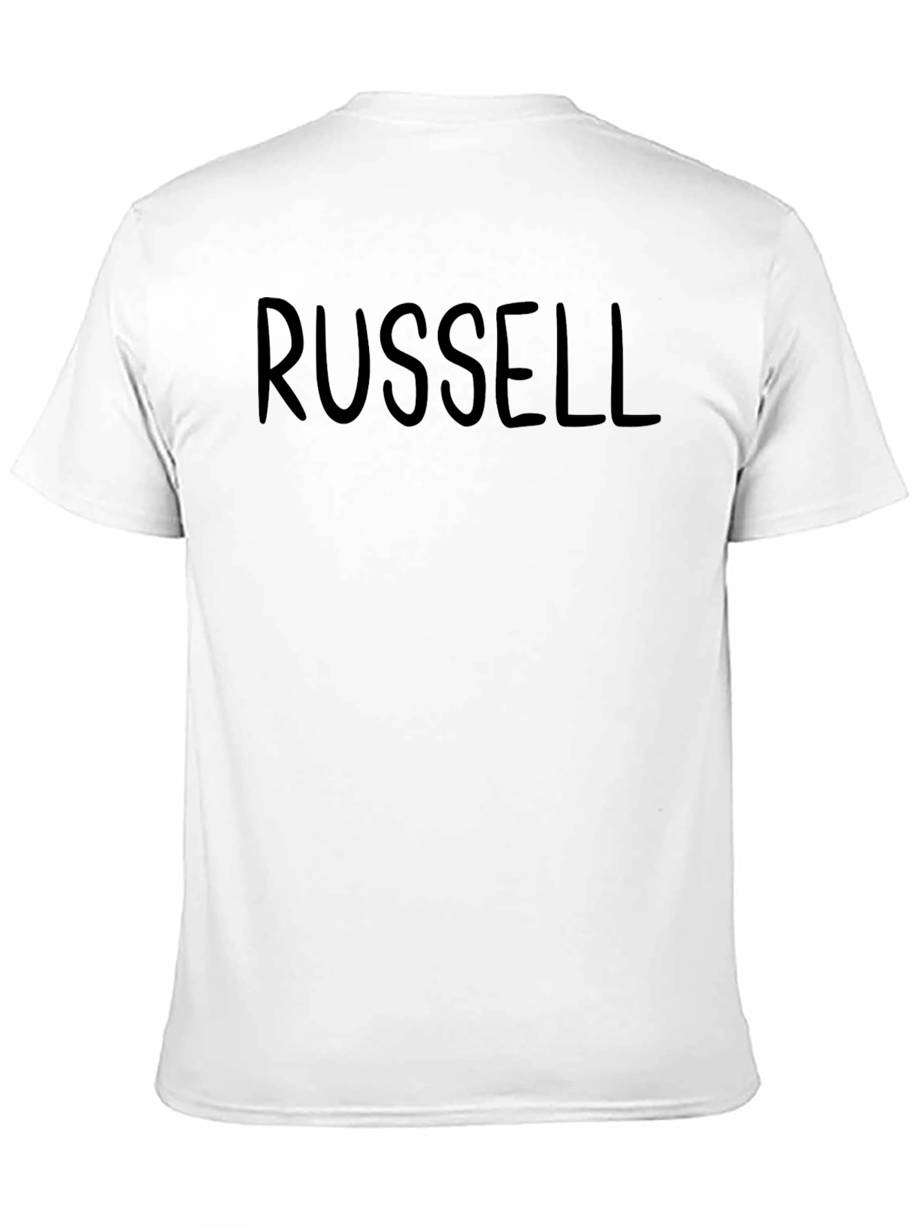 Black Russell Graphic Tee - Stylish Casual Wear view 11