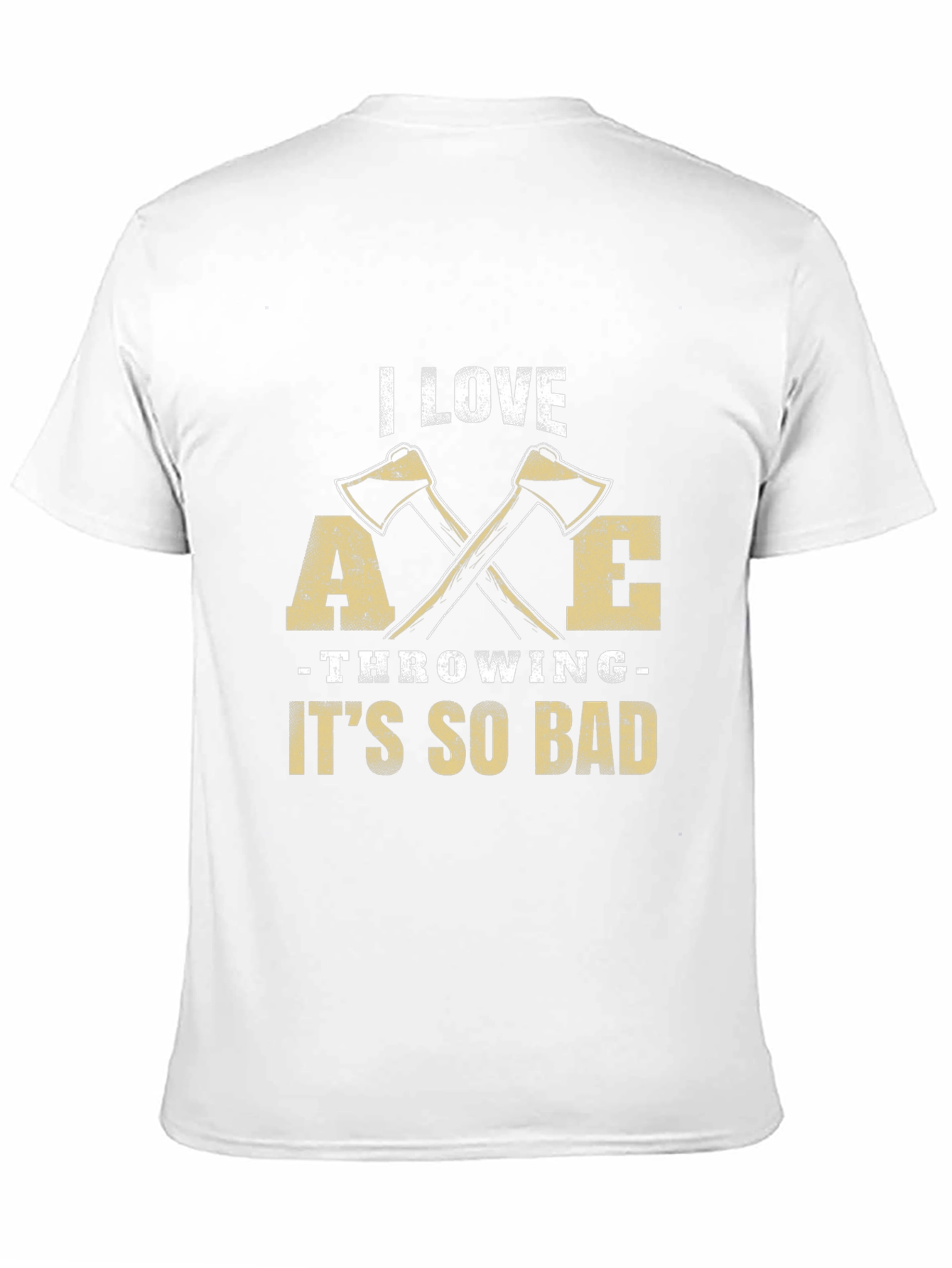 Black Axe Throwing T-Shirt - I Love Axe Throwing - Funny Gift view 11