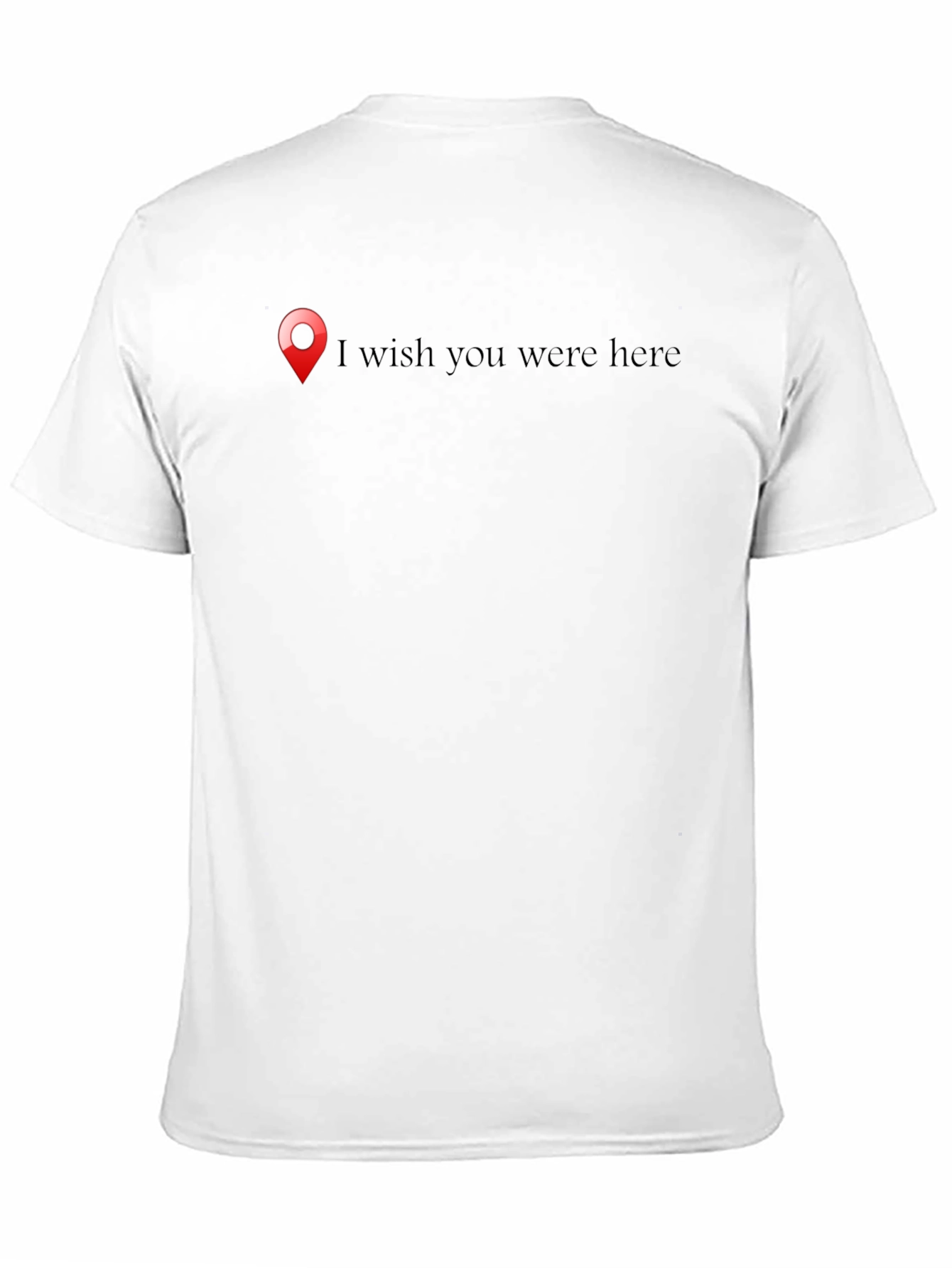 Black Wish You Were Here Black Graphic Tee view 11
