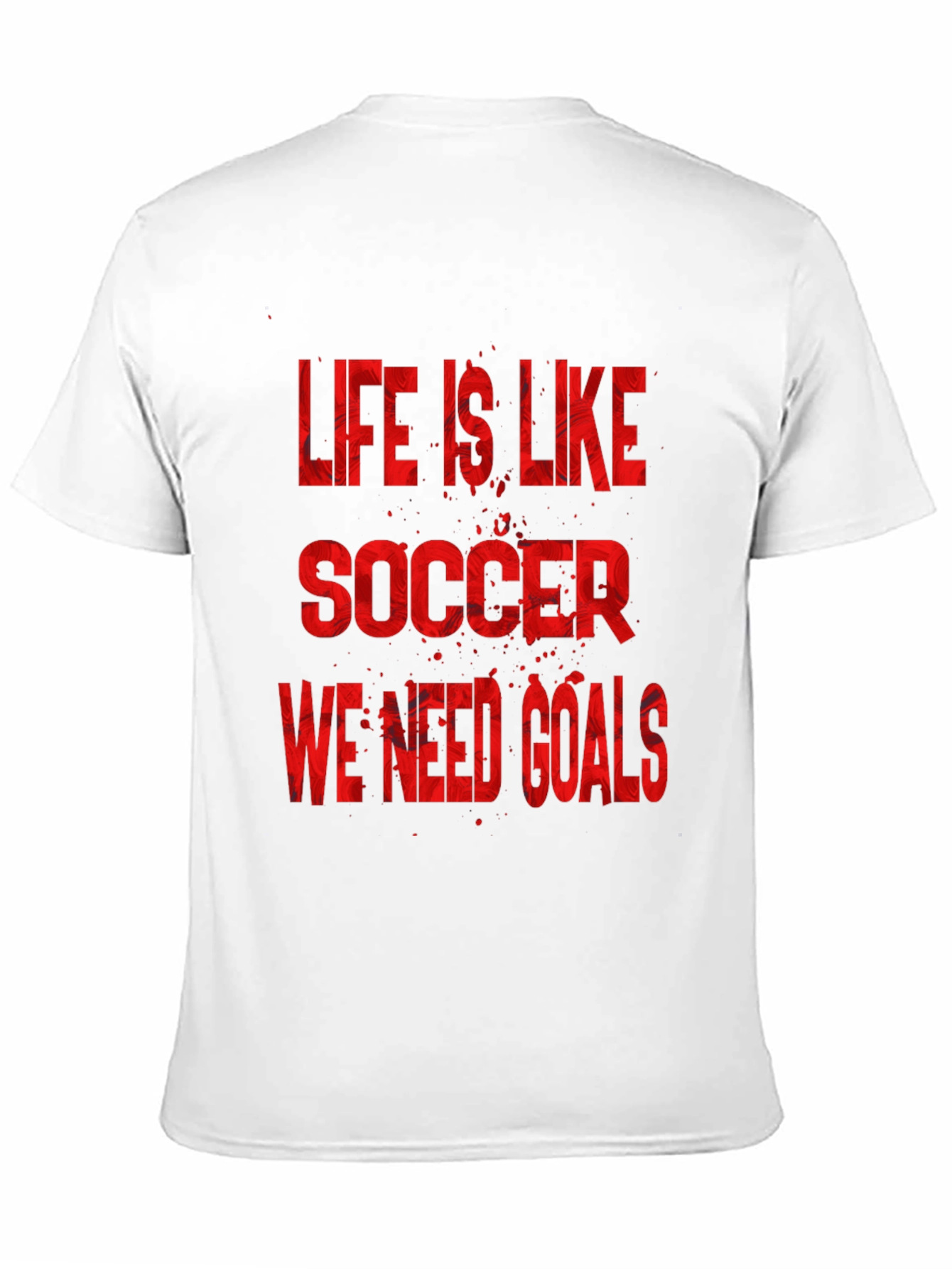 Black Life is Like Soccer Graphic Tee view 11