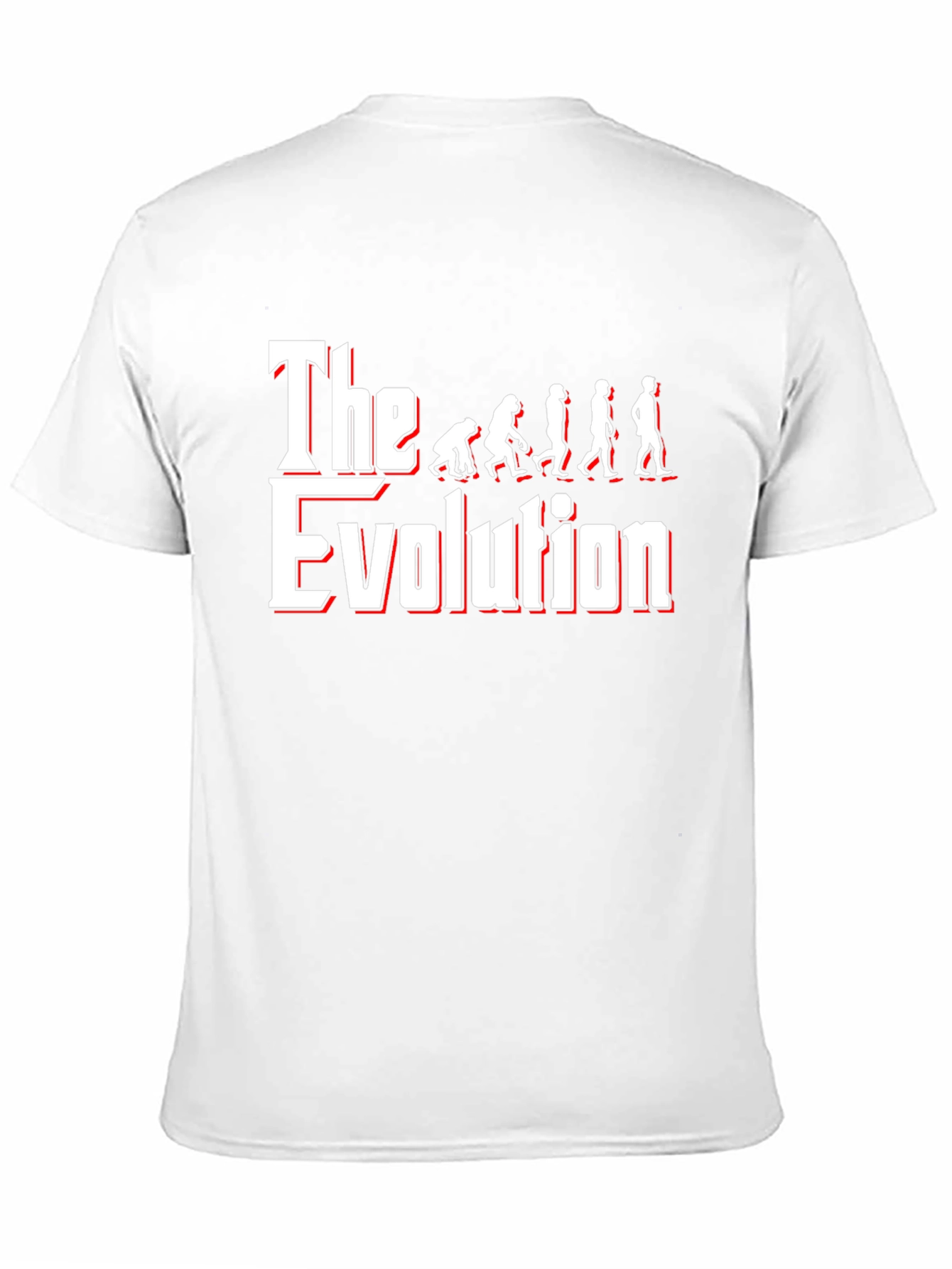 Black Evolution Graphic Tee - Funny Novelty T-Shirt view 11