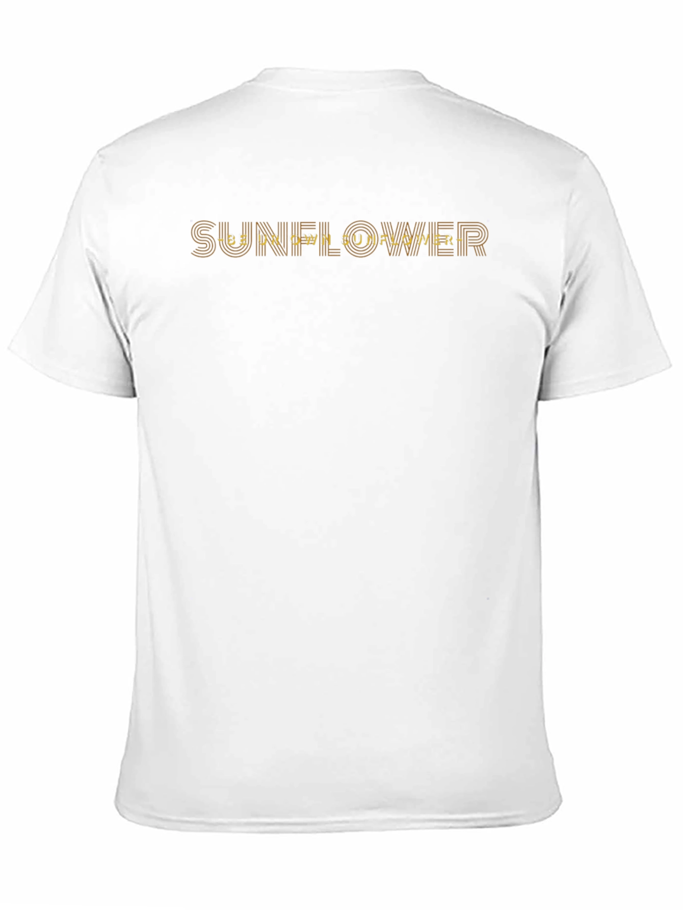 Black Be Your Own Sunflower Graphic Tee - Unisex Black T-Shirt view 11