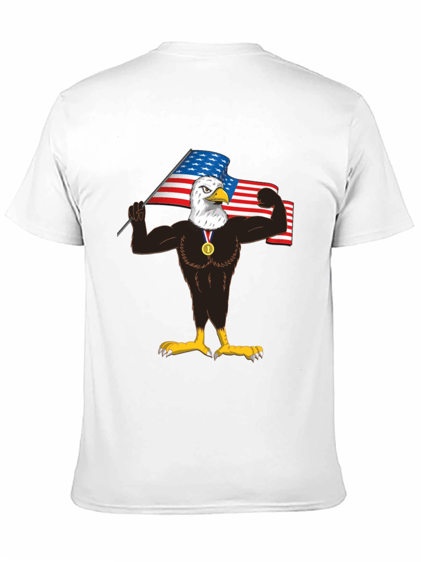 Patriotic Eagle Graphic Tee - USA Pride - 11