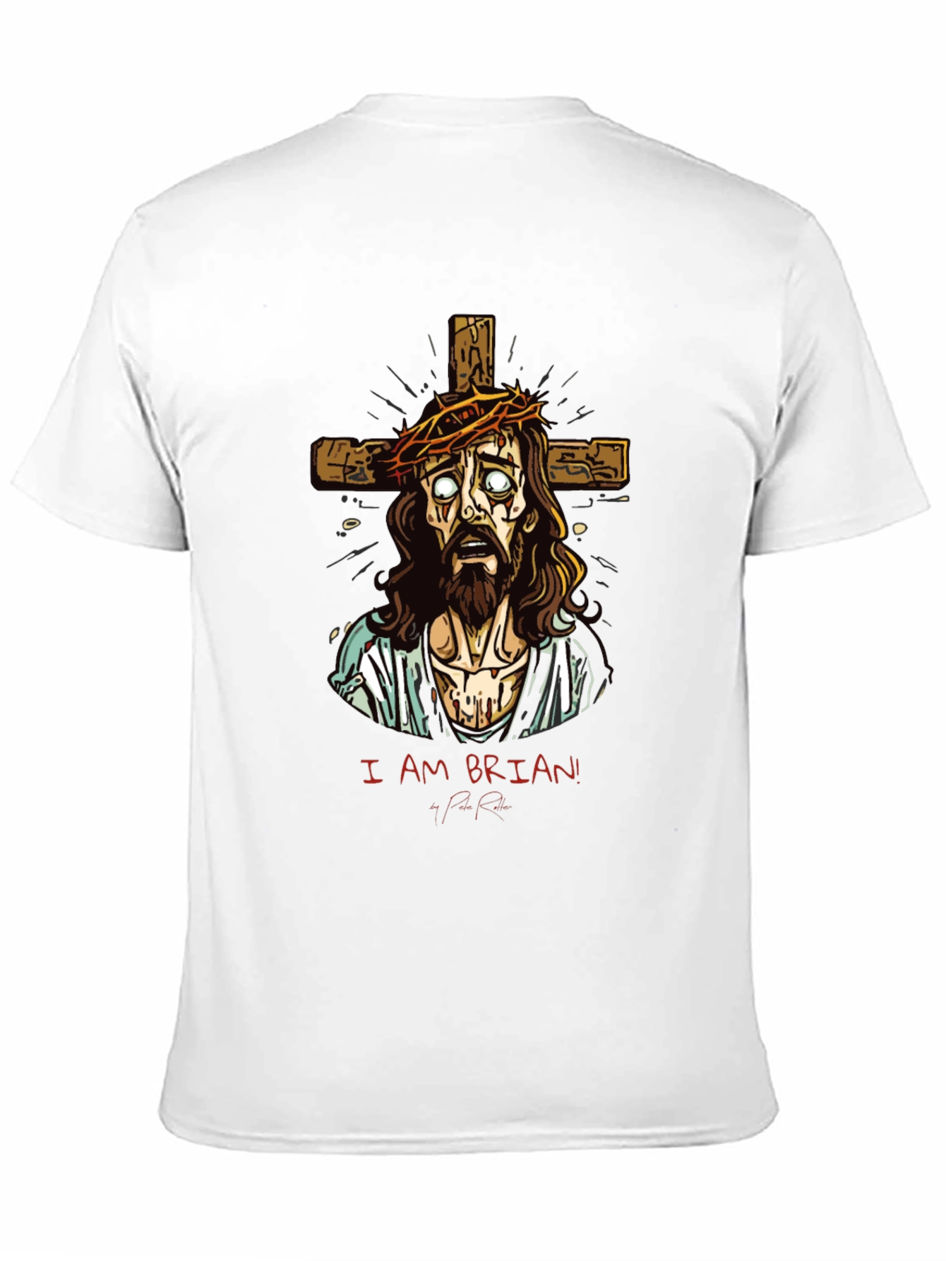 Black I Am Brian! T-Shirt view 11