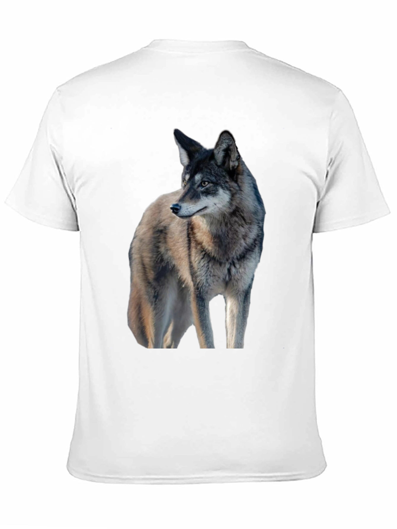 Black Wolf Graphic Black T-Shirt view 11